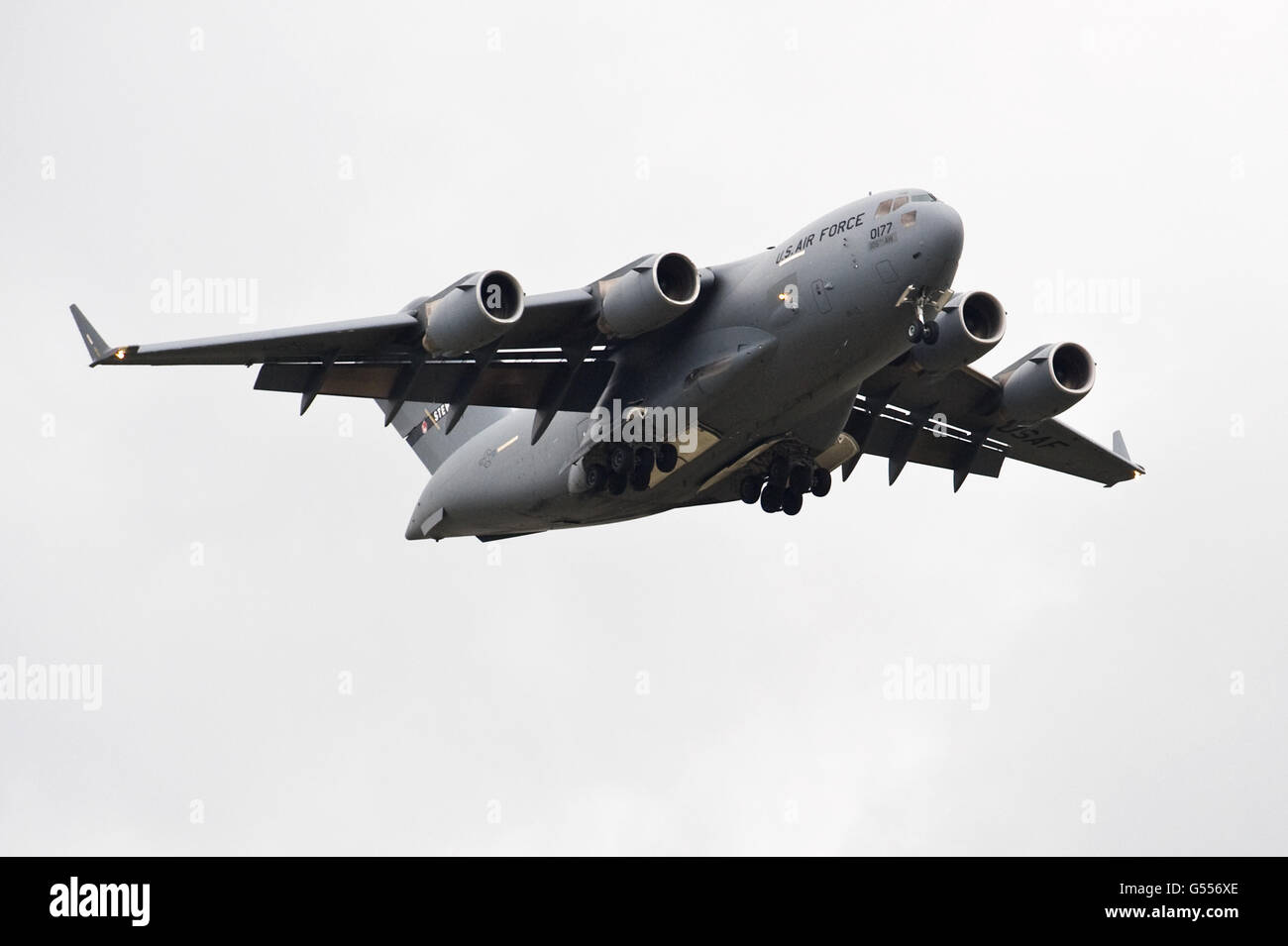 Lask, Poland. 26th September, 2015. C-17 Globemaster of US Air Force. ©Marcin Rozpedowski/Alamy Stock Photo Stock Photo