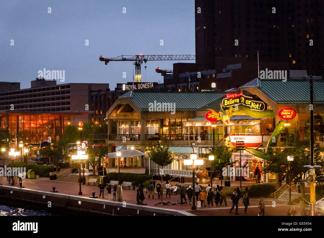 Inner Harbor, Baltimore, MD Stock Photo Alamy