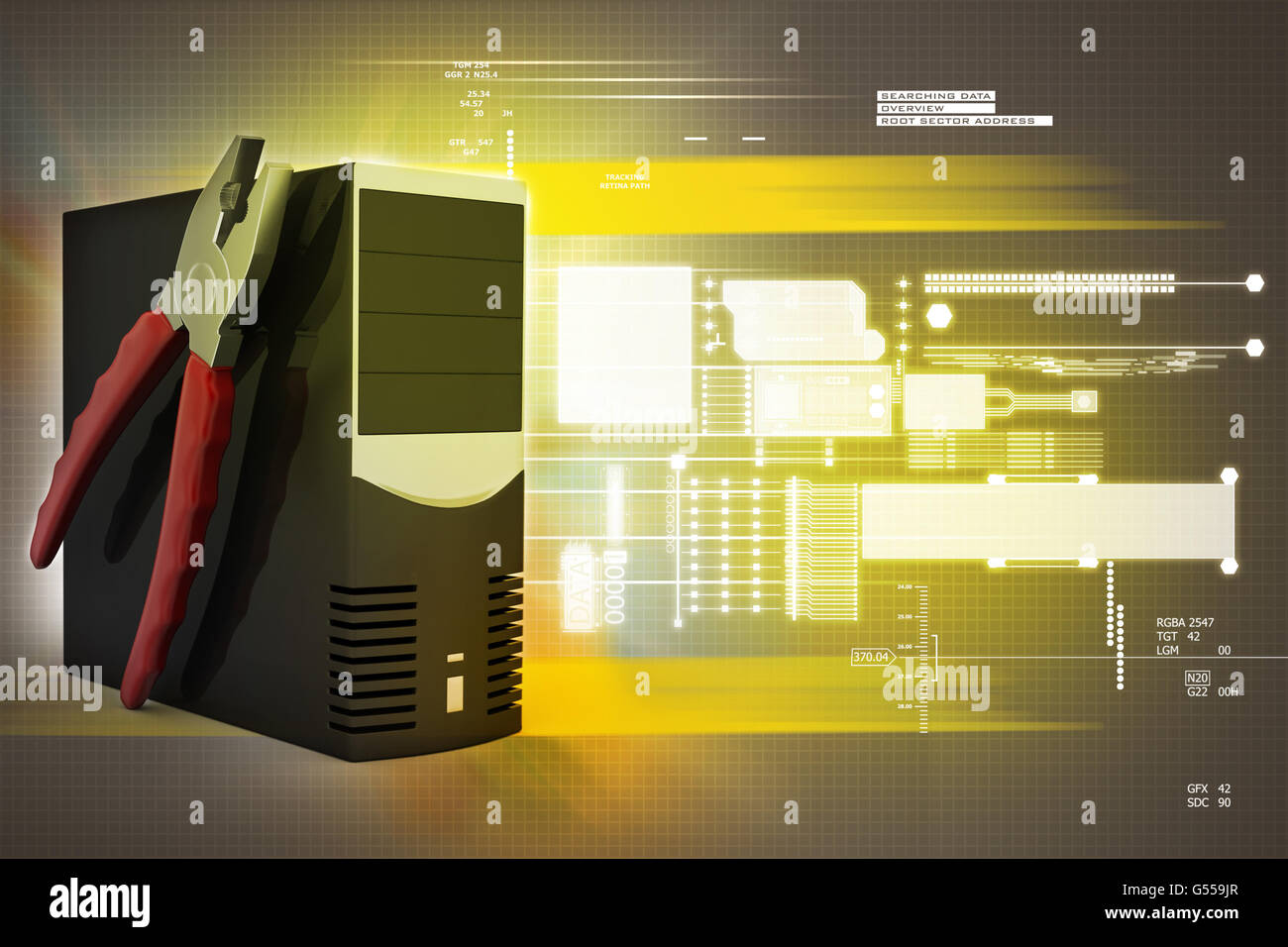 computer repair service concept Stock Photo Alamy