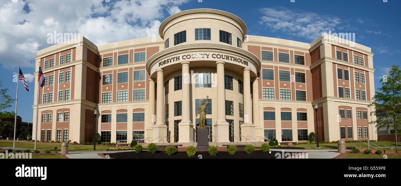 Courthouse building in Cumming Georgia Stock Photo - Alamy