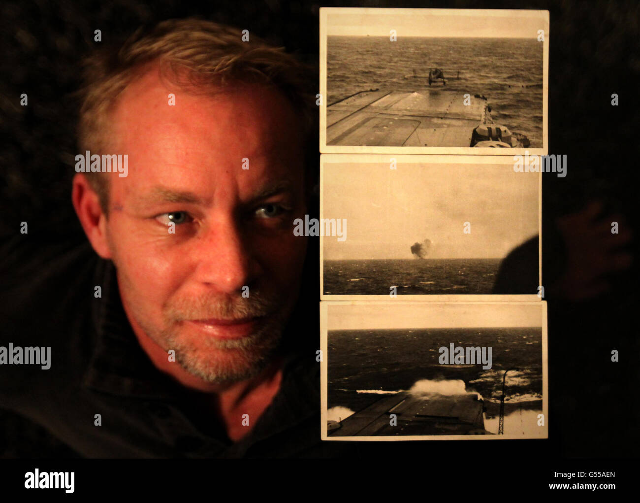 Photos 'of Bismarck sinking' emerge Stock Photo Alamy