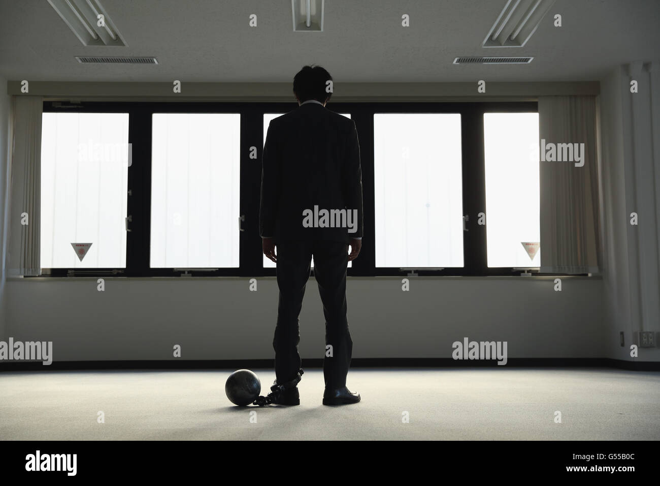 Ball and chain slave hires stock photography and images Alamy