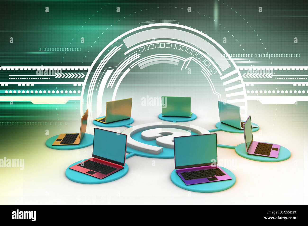 Computer network Stock Photo Alamy