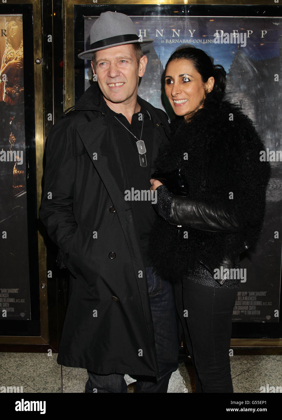 Paul Simonon and Serena Rees attending the UK film premiere of Dark ...