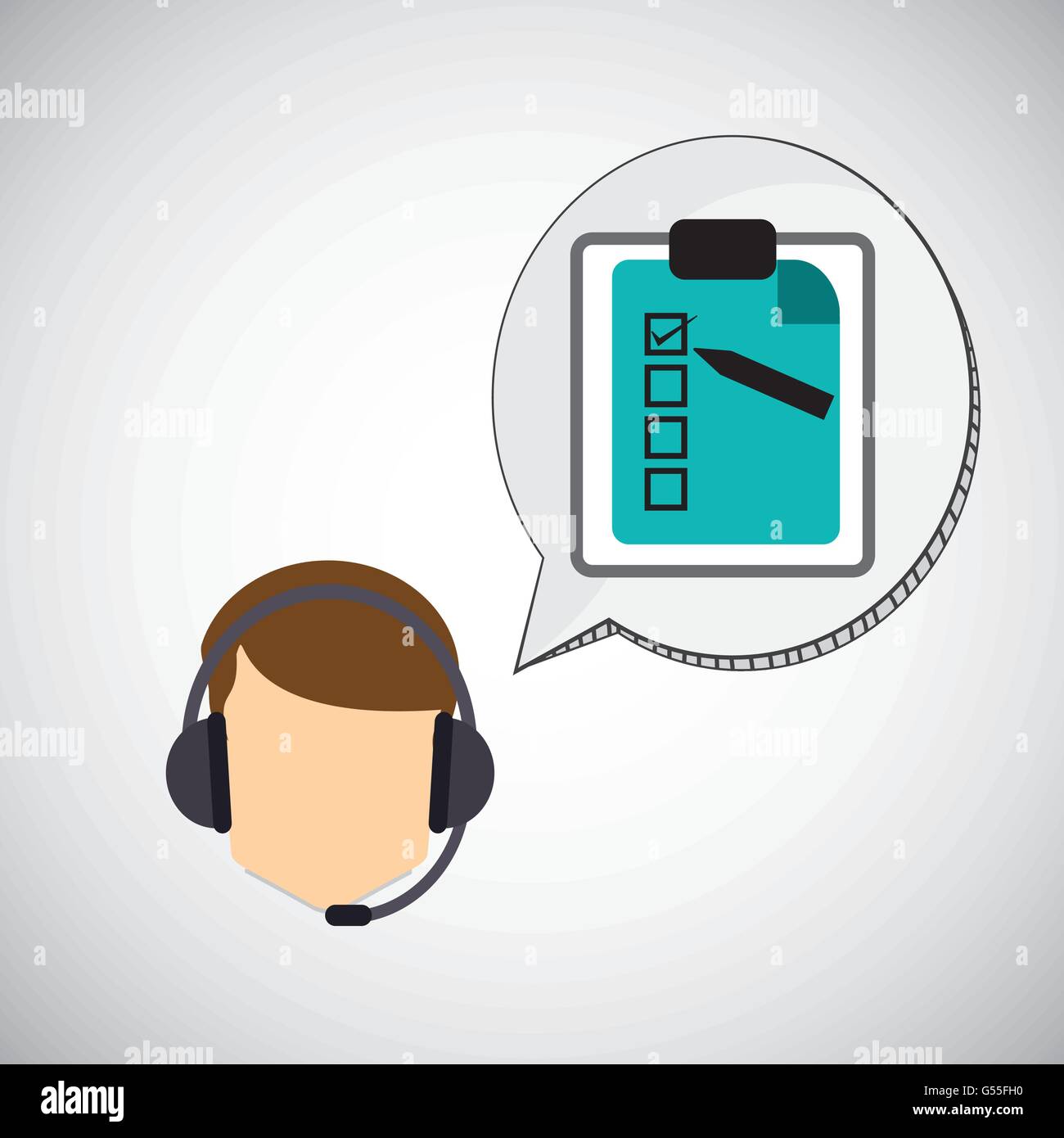 Call center design. Communication icon. flat illustration, vecto Stock ...