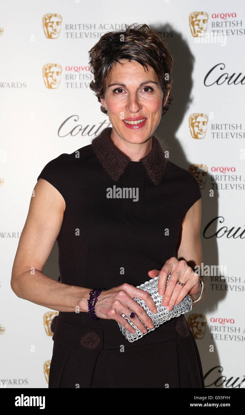 BAFTA Nominees Party - London. Tamsin Greig arriving at the BAFTA Nominees Party held at Coutts Bank on The Strand, London. Stock Photo