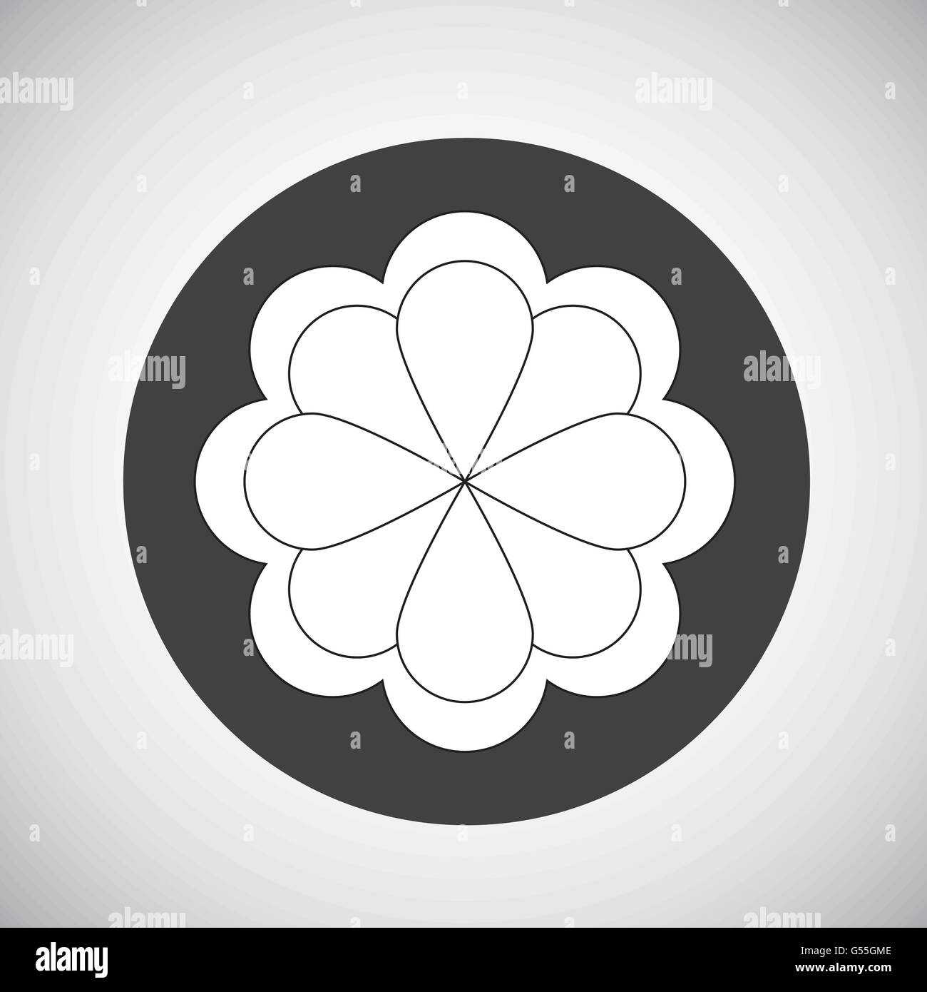 Flower vector. Garden icon. Colorfull illustration, floral design Stock ...