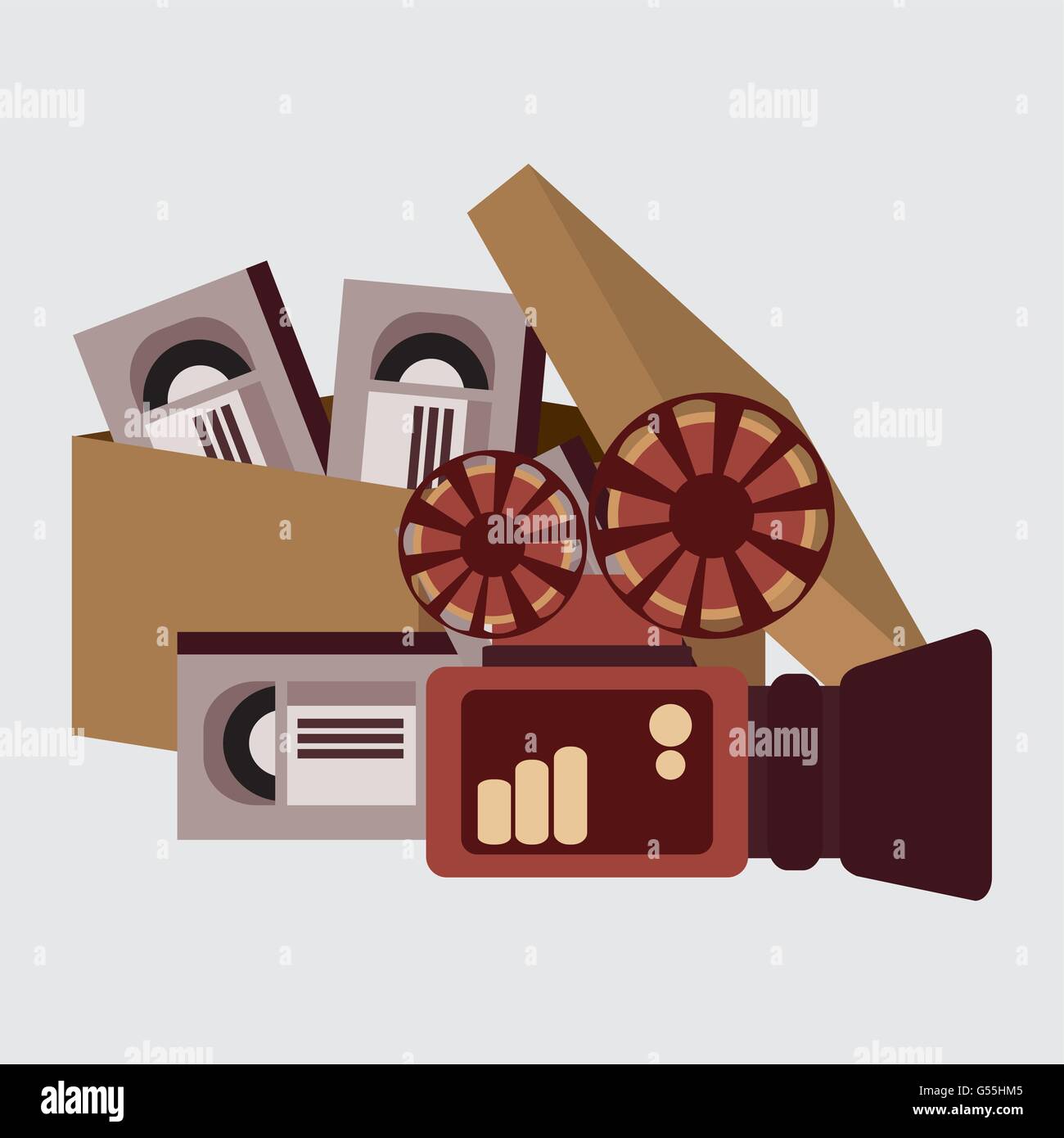 Vhs camera Stock Vector Images - Alamy