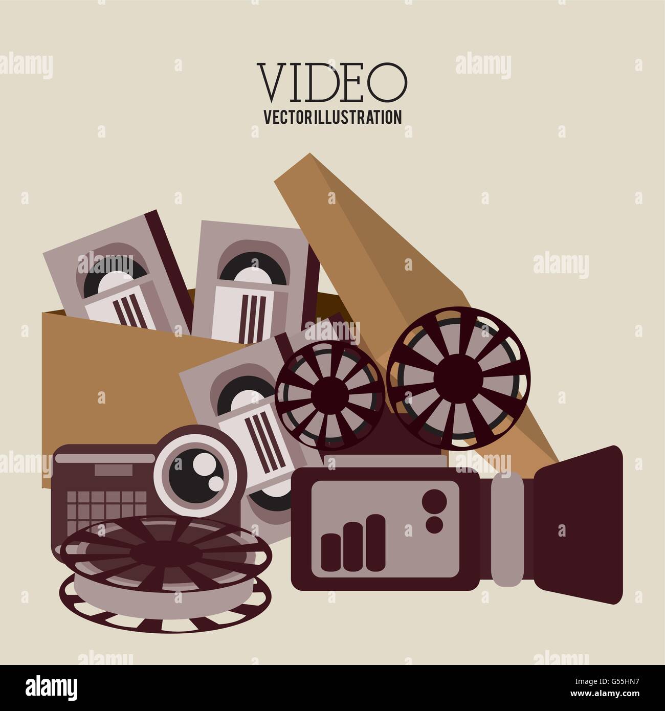 Cinema Icons vector design Stock Vector Image & Art - Alamy