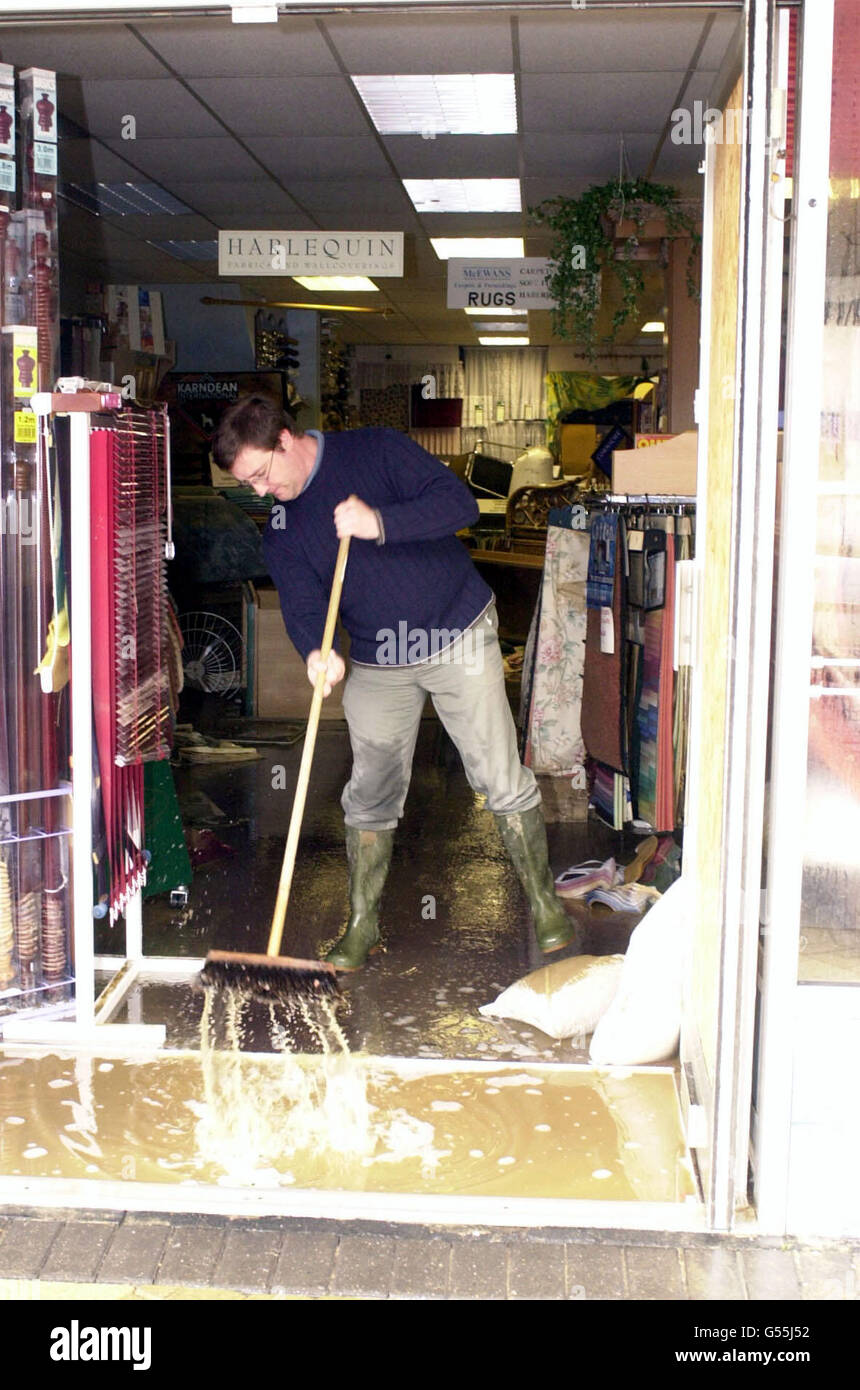 Uckfield floods shopkeeper hires stock photography and images Alamy