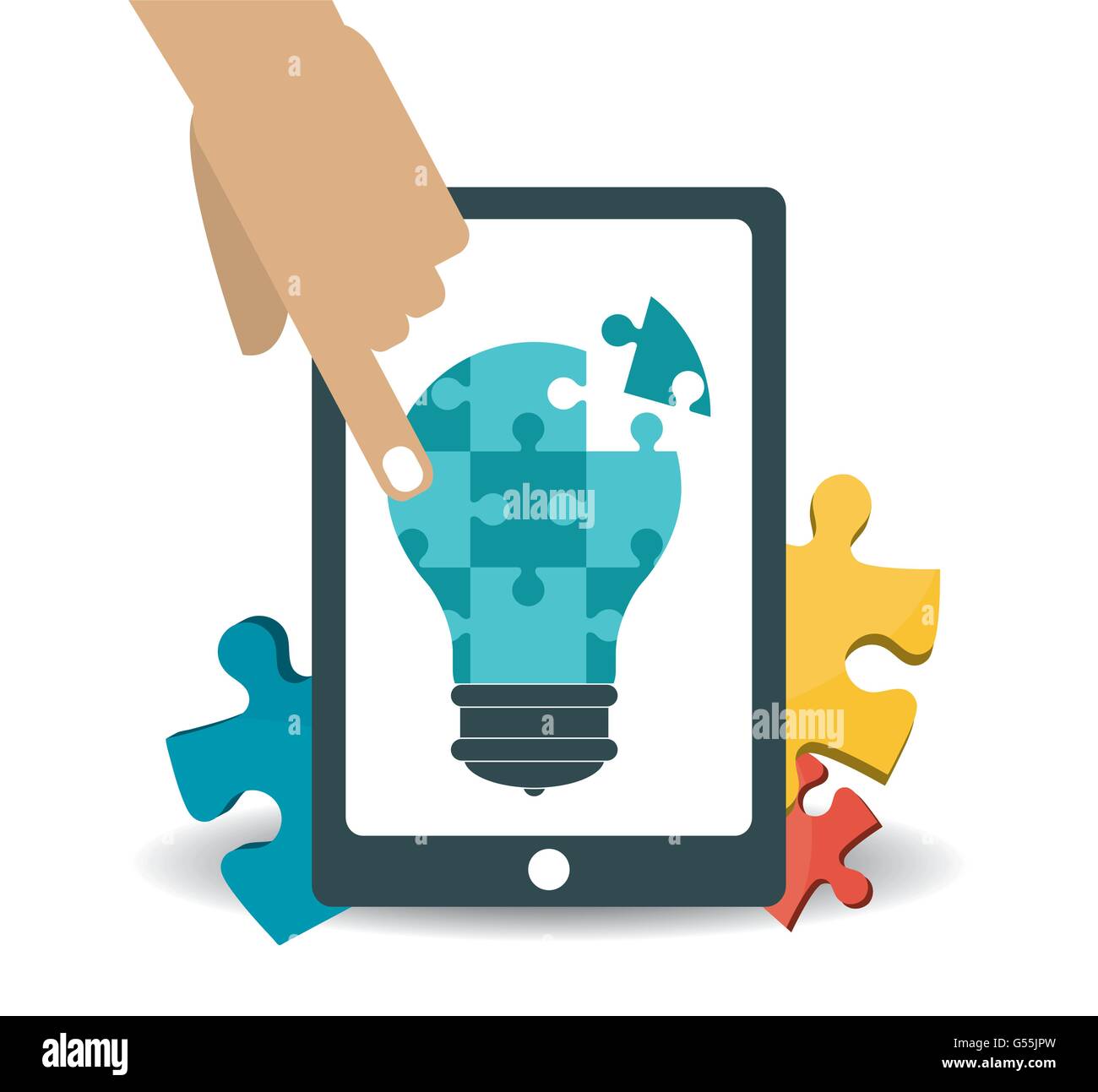 Puzzle icons design Stock Vector Image & Art - Alamy