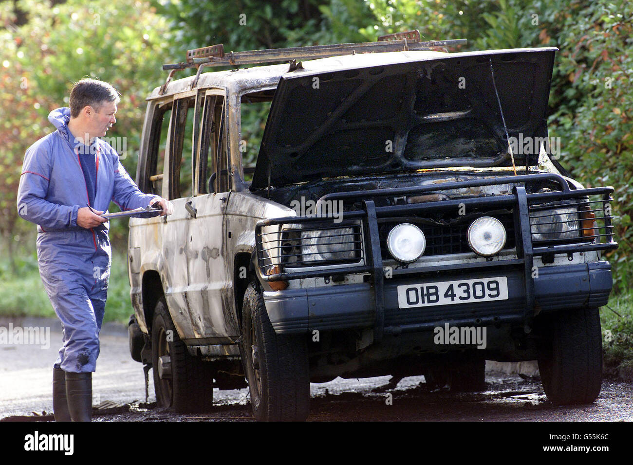 Belfast car bomb Stock Photo Alamy