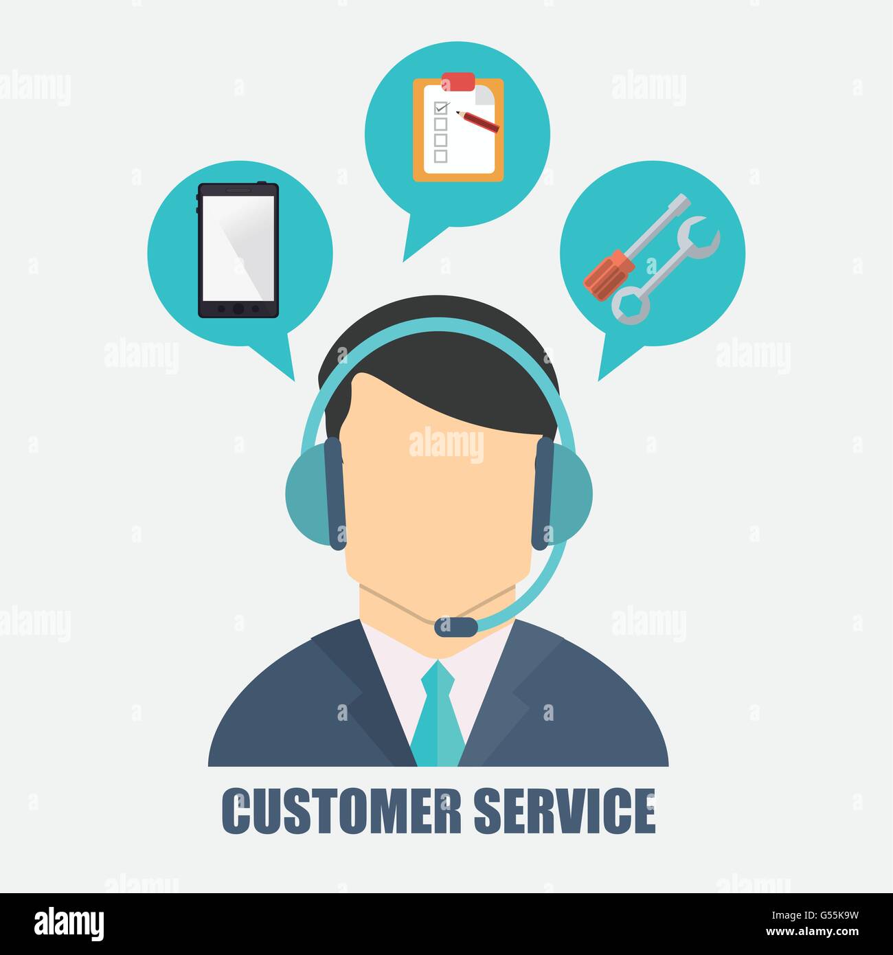 Customer service design Stock Vector Image & Art Alamy
