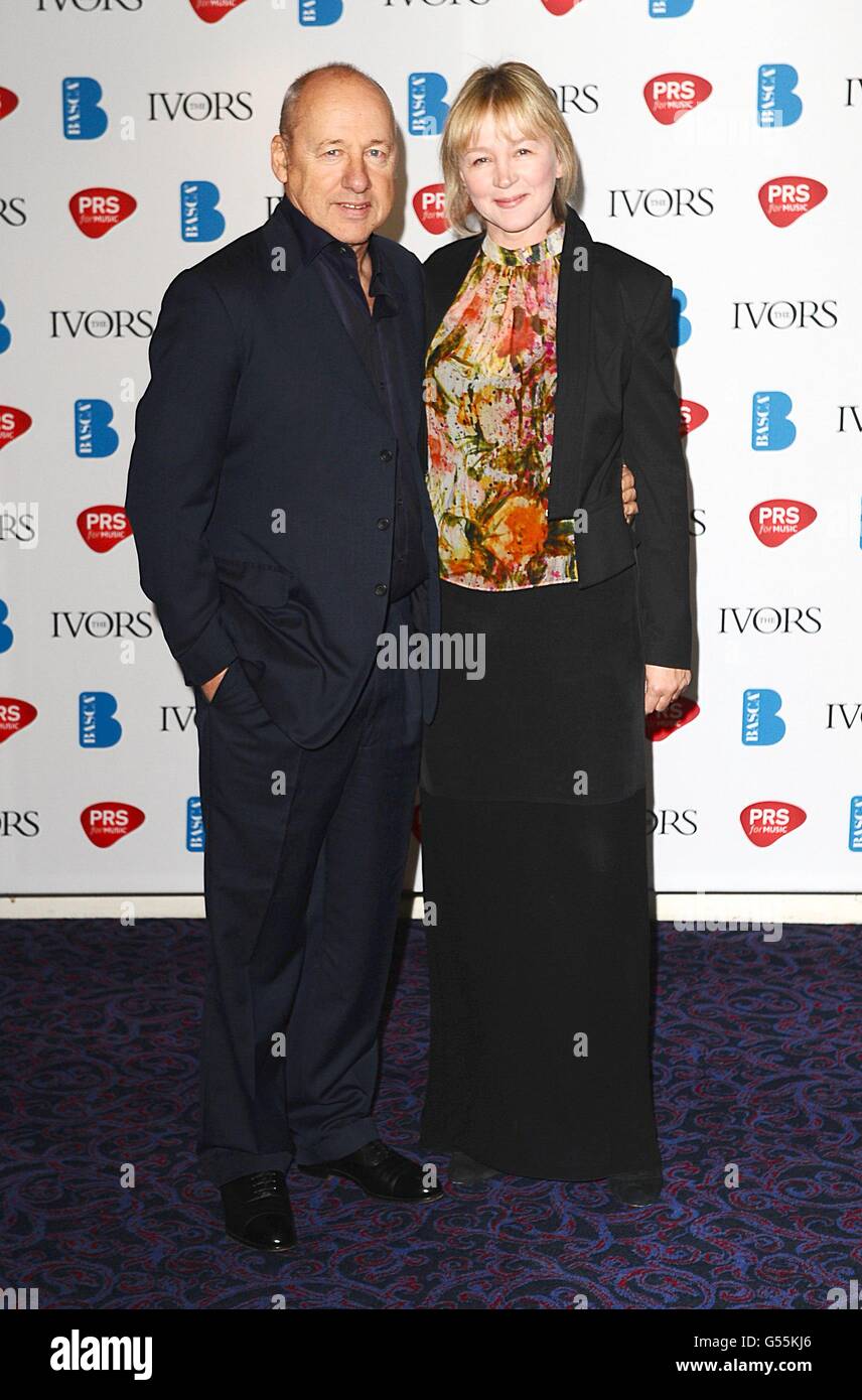 Mark Knopfler and wife Kitty Aldridge at the 2012 Ivor Novello awards held  at the Grosvenor House Hotel, London Stock Photo - Alamy
