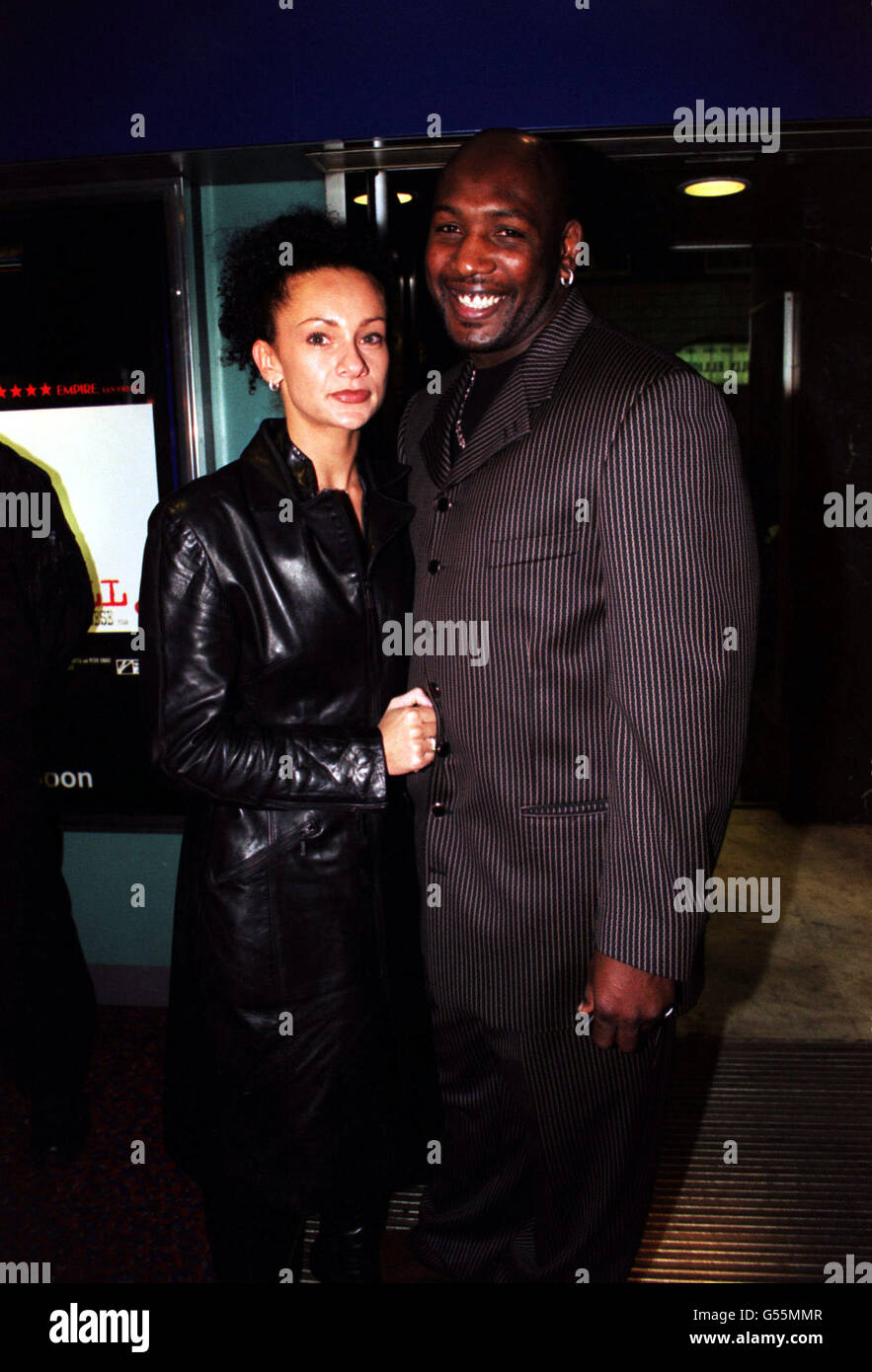 Boxer Julius Francis at a special gala screening of Martin Scorsese's 'Raging Bull' at the ABC Cinema on Shaftesbury Avenue. Stock Photo