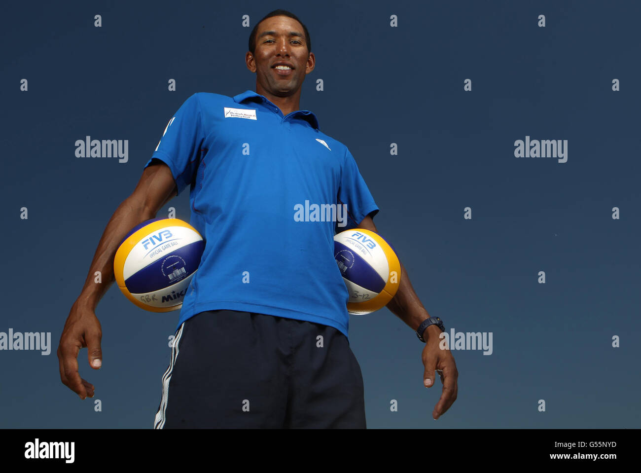 Volleyball - GB Women's Beach Volleyball Media Day - Pennyhill Park Hotel and Spa Stock Photo