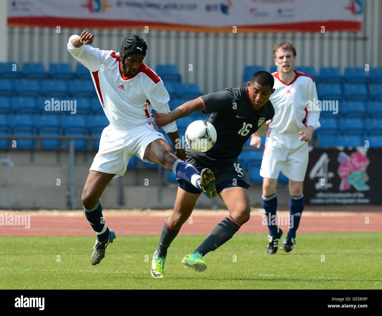 Renee Renteria Great Britain's Alistair-Patrick Heselton (left) and USA's Rene ...
