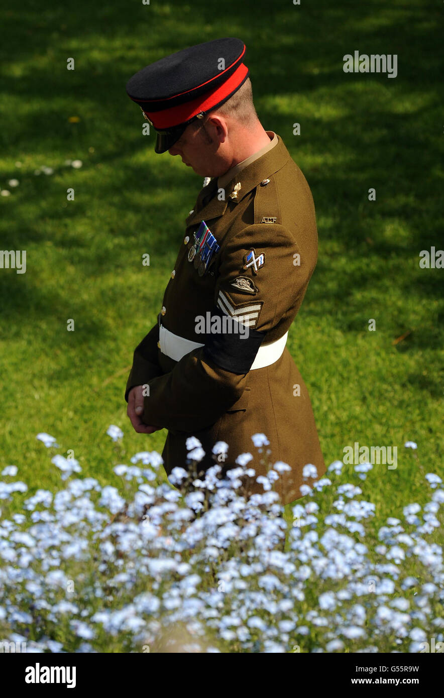 Private Christopher Kershaw funeral Stock Photo Alamy