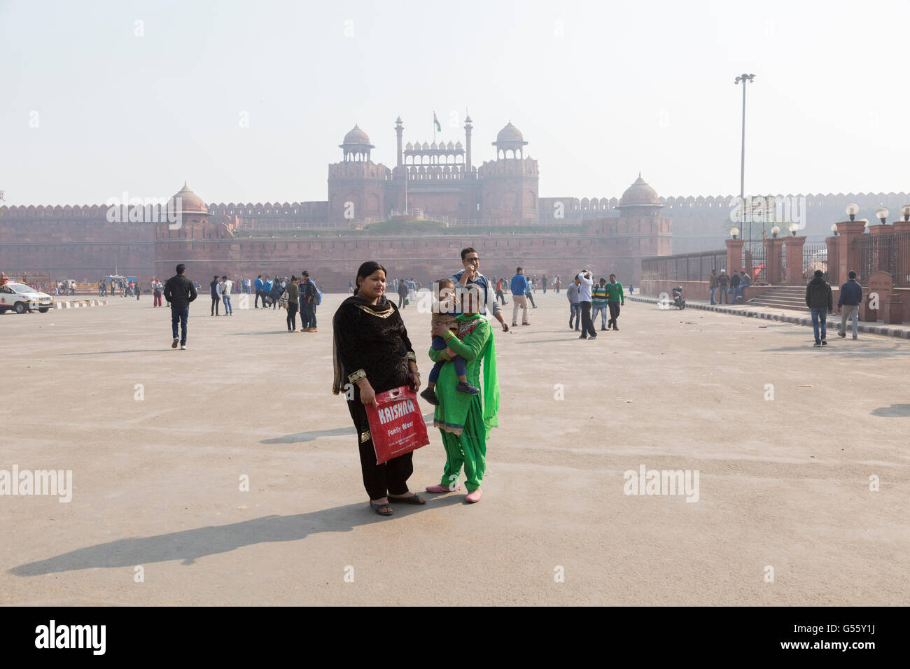 Das Rote Fort in Delhi, Indien Stock Photo