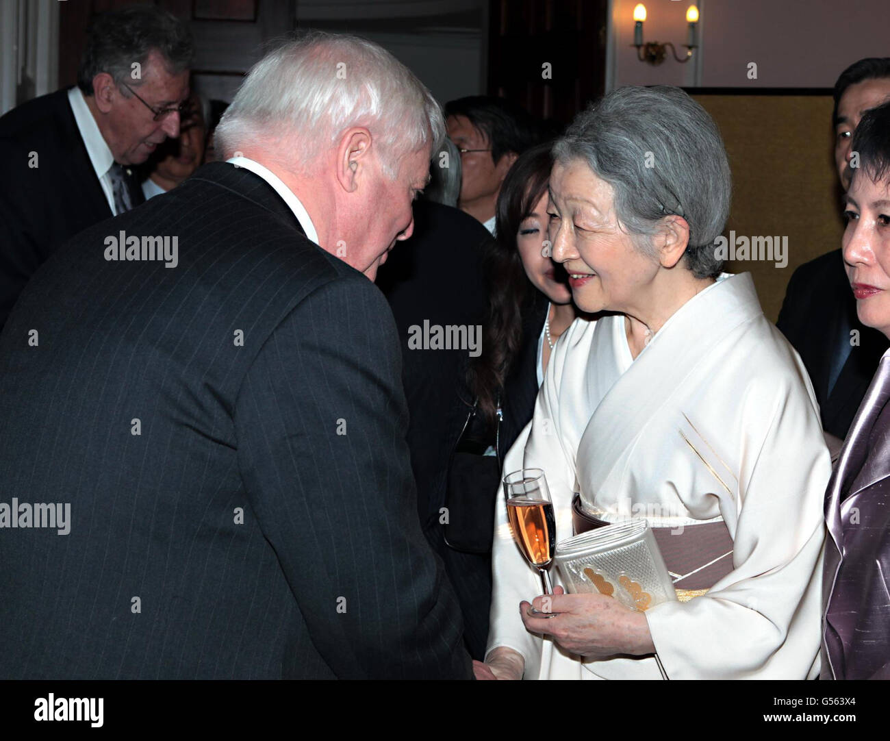 Japanese Emperor visit to UK Stock Photo Alamy