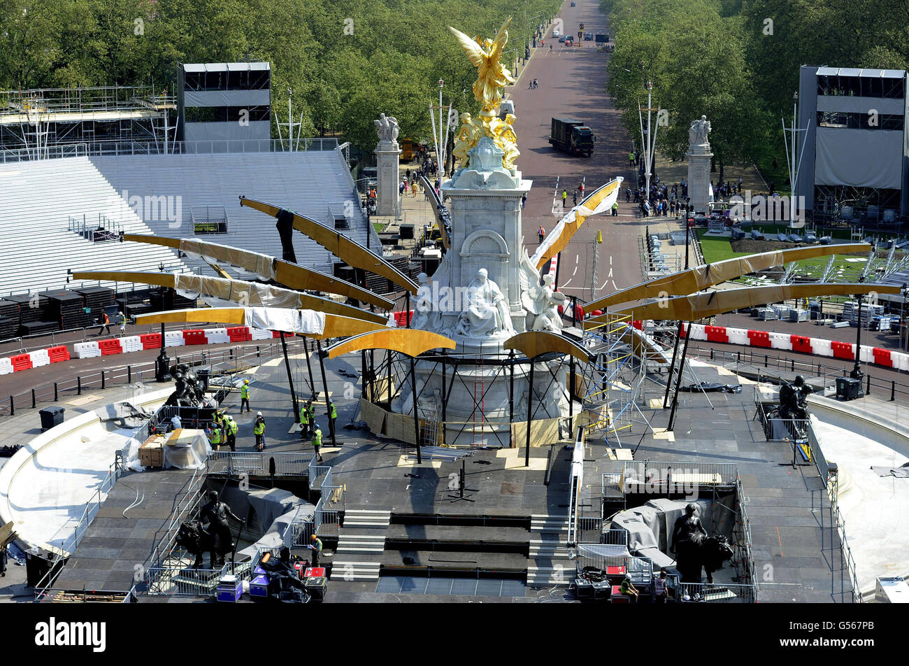 Diamond Jubilee Concert Stock Photo Alamy