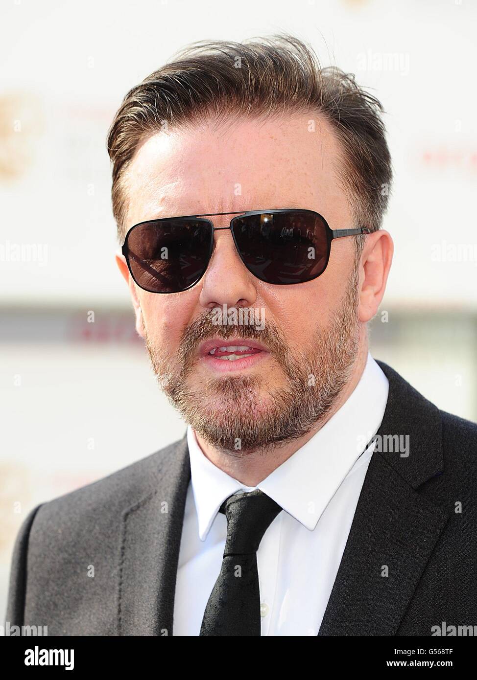 Ricky Gervais Bafta Tv Awards High Resolution Stock Photography and