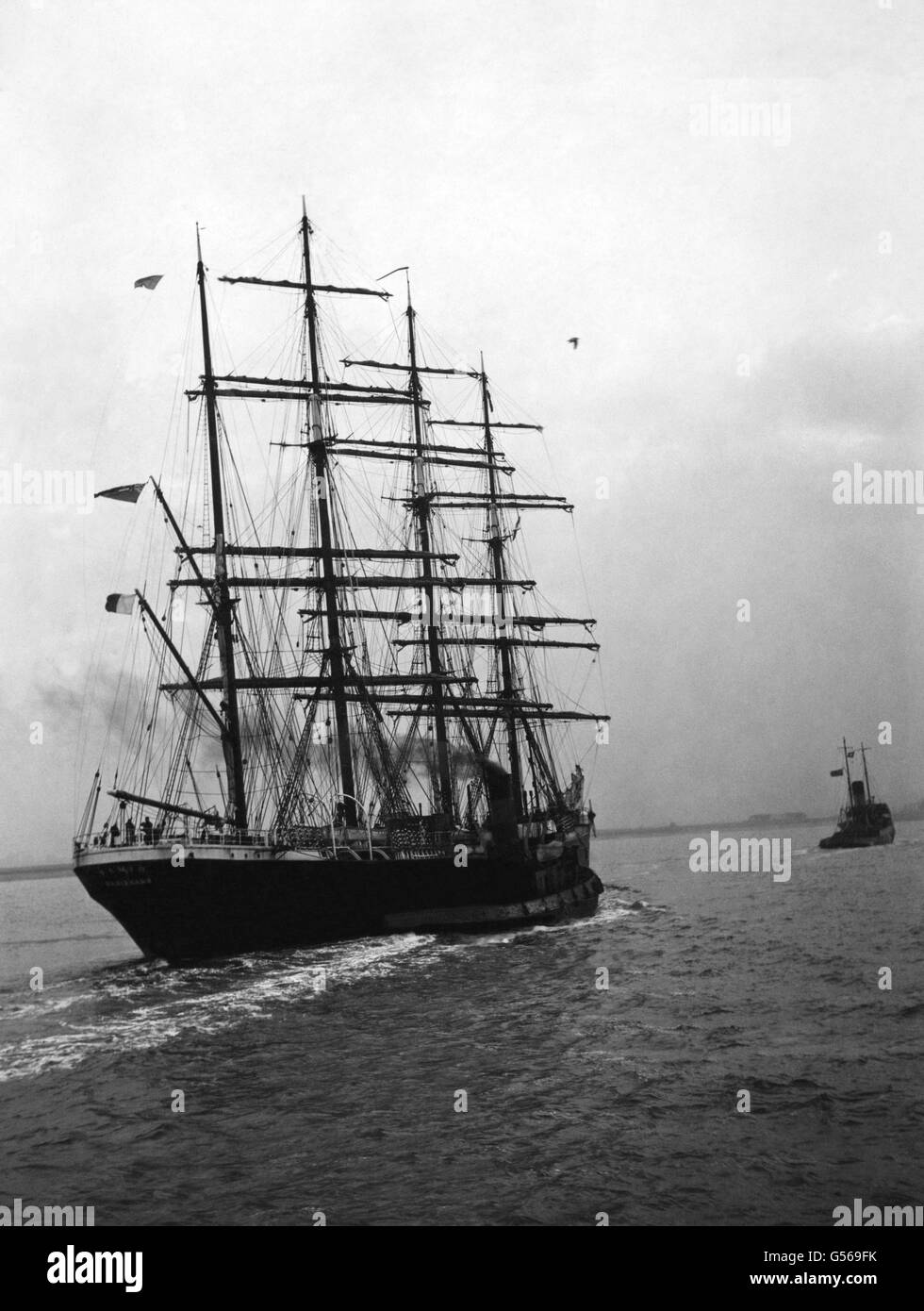 Transport - Pamir - River Thames Stock Photo