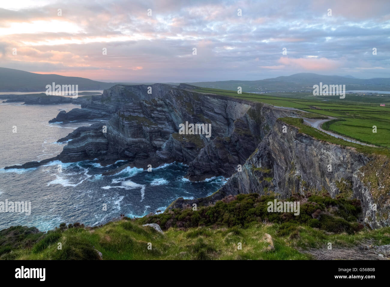 Kerry Cliffs, Portmagee, County Kerry; Ireland Stock Photo