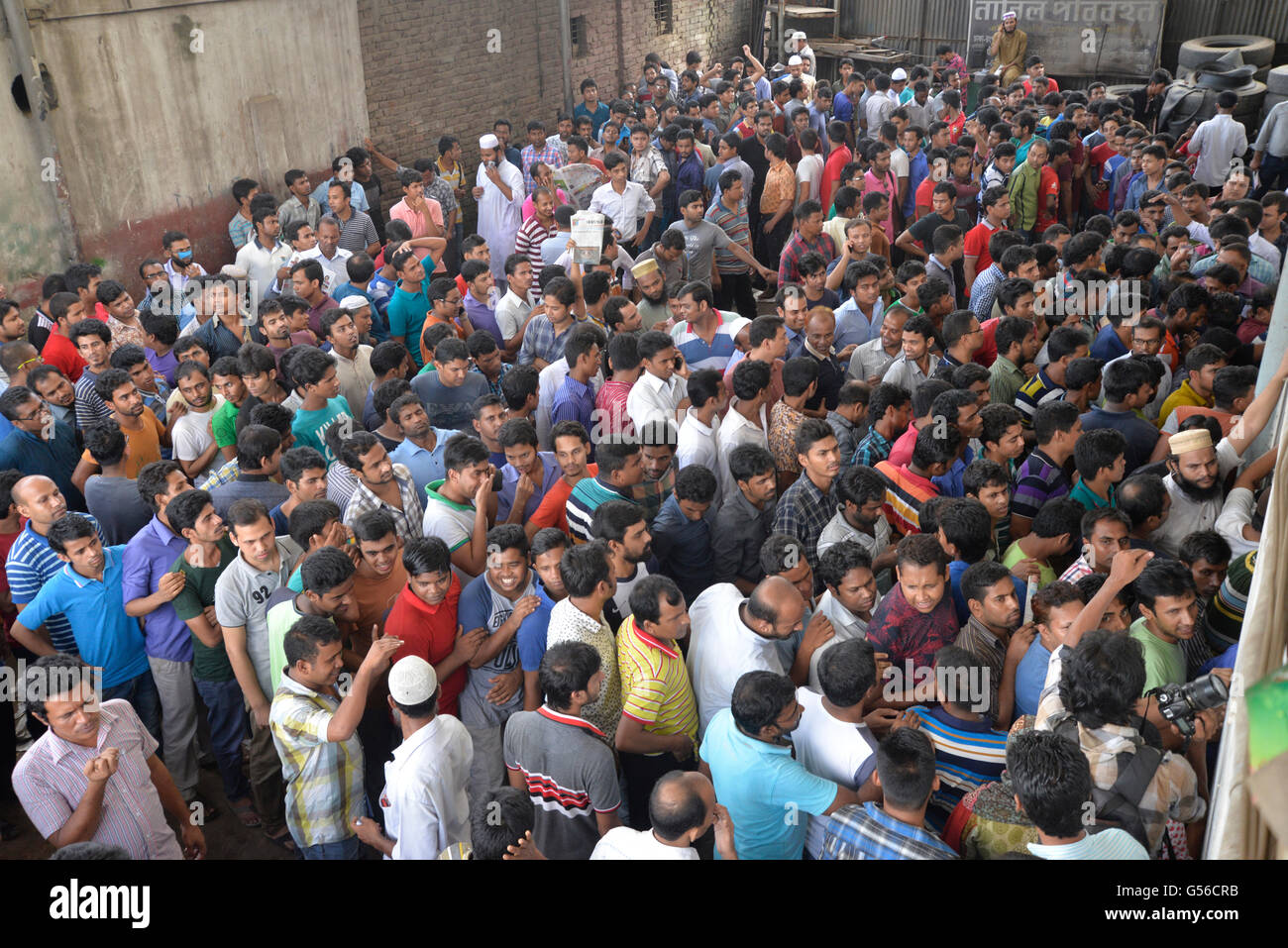 Dhaka, Bangladesh. 20th June, 2016. stations delivering advance tickets