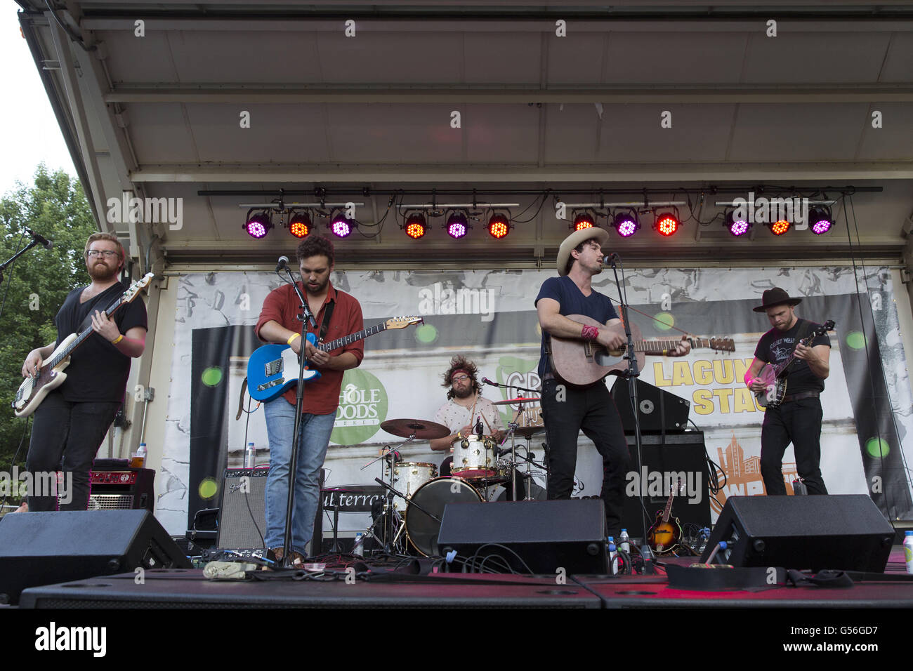 Chicago, Illinois, USA. 19th June, 2016. Jared and the Mill from Phoenix, Arizona. Performing live at Wicker Parks, Green Music Festival in Chicago Illinois © Rick Majewski/ZUMA Wire/Alamy Live News Stock Photo