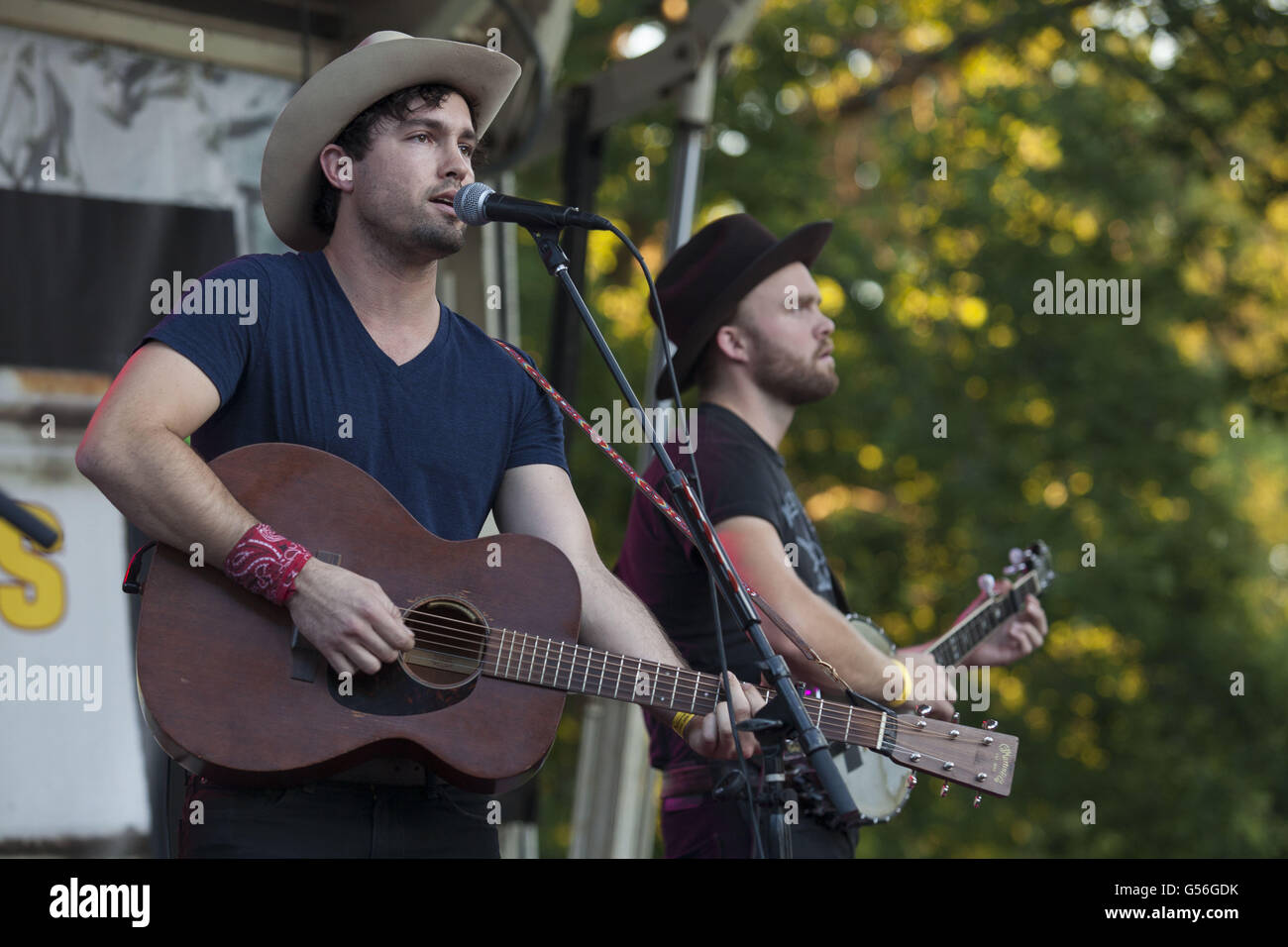Chicago, Illinois, USA. 19th June, 2016. Jared and the Mill from Phoenix, Arizona. Performing live at Wicker Parks, Green Music Festival in Chicago Illinois © Rick Majewski/ZUMA Wire/Alamy Live News Stock Photo