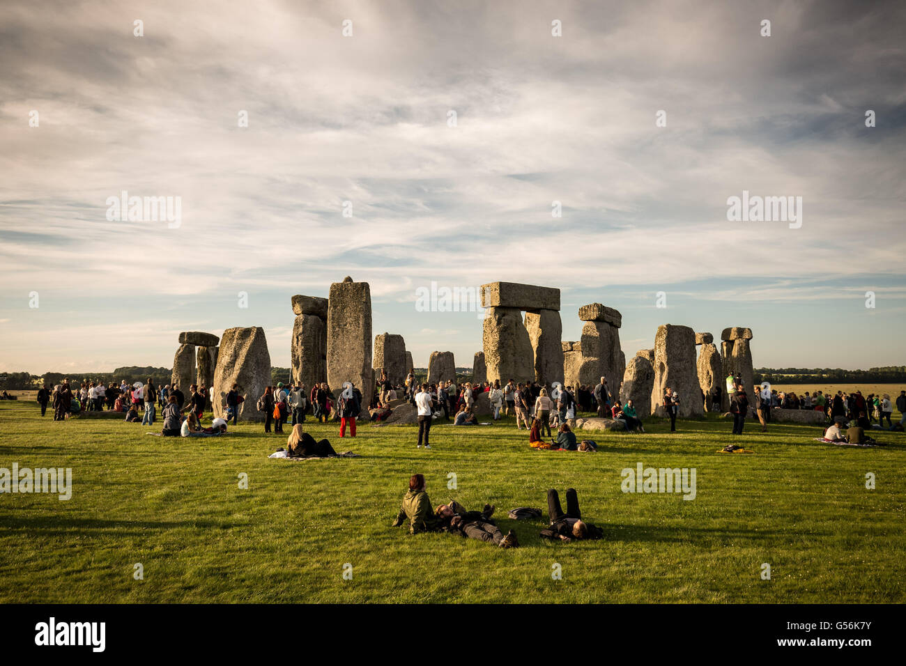 Avebury, UK. 21st June, 2016. Stonehenge Summer Solstice Celebrations Credit:  Guy Corbishley/Alamy Live News Stock Photo