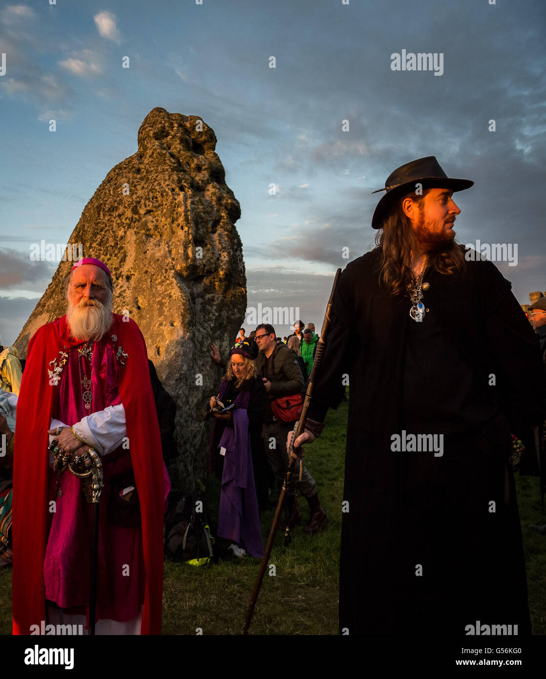 Avebury, UK. 21st June, 2016. Stonehenge Summer Solstice Celebrations Credit:  Guy Corbishley/Alamy Live News Stock Photo