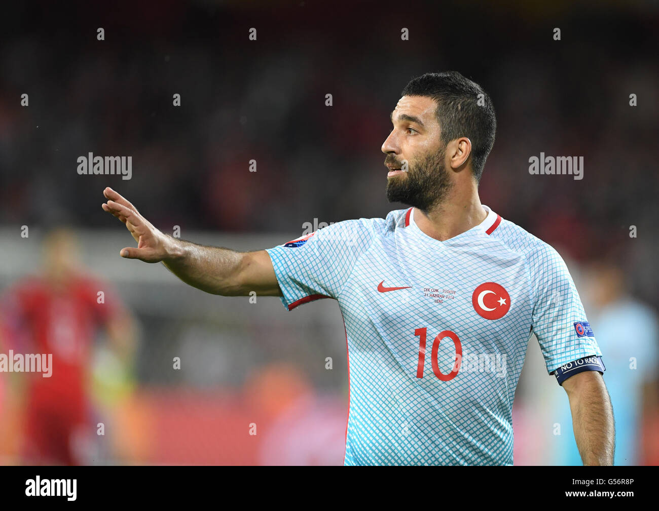 Arda Turan Of Turkey Reacts During The Uefa Euro 16 Group D Preliminary Round Soccer Match Between Czech Republic And Turkey France 21 June 16 Photo Marius Becker Dpa Stock Photo Alamy