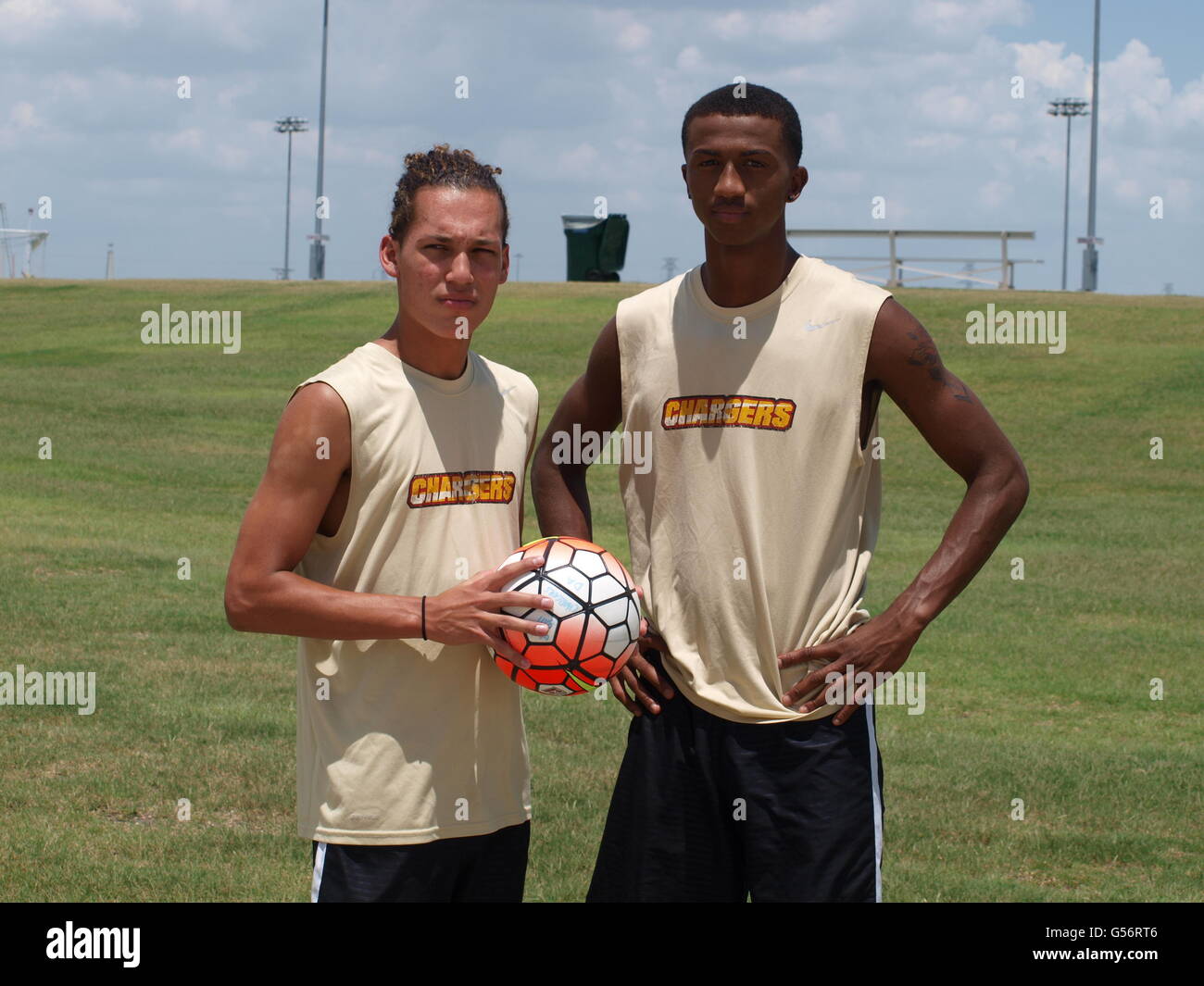 Pro Soccer Feeder Team Competition Stock Photo Alamy