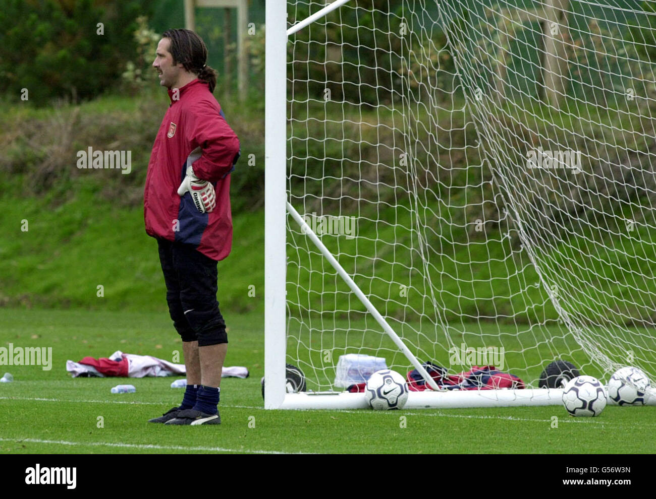 David Seaman (Arsenal) En Action – Photo Vintage 1993 – Ancien Cliché
