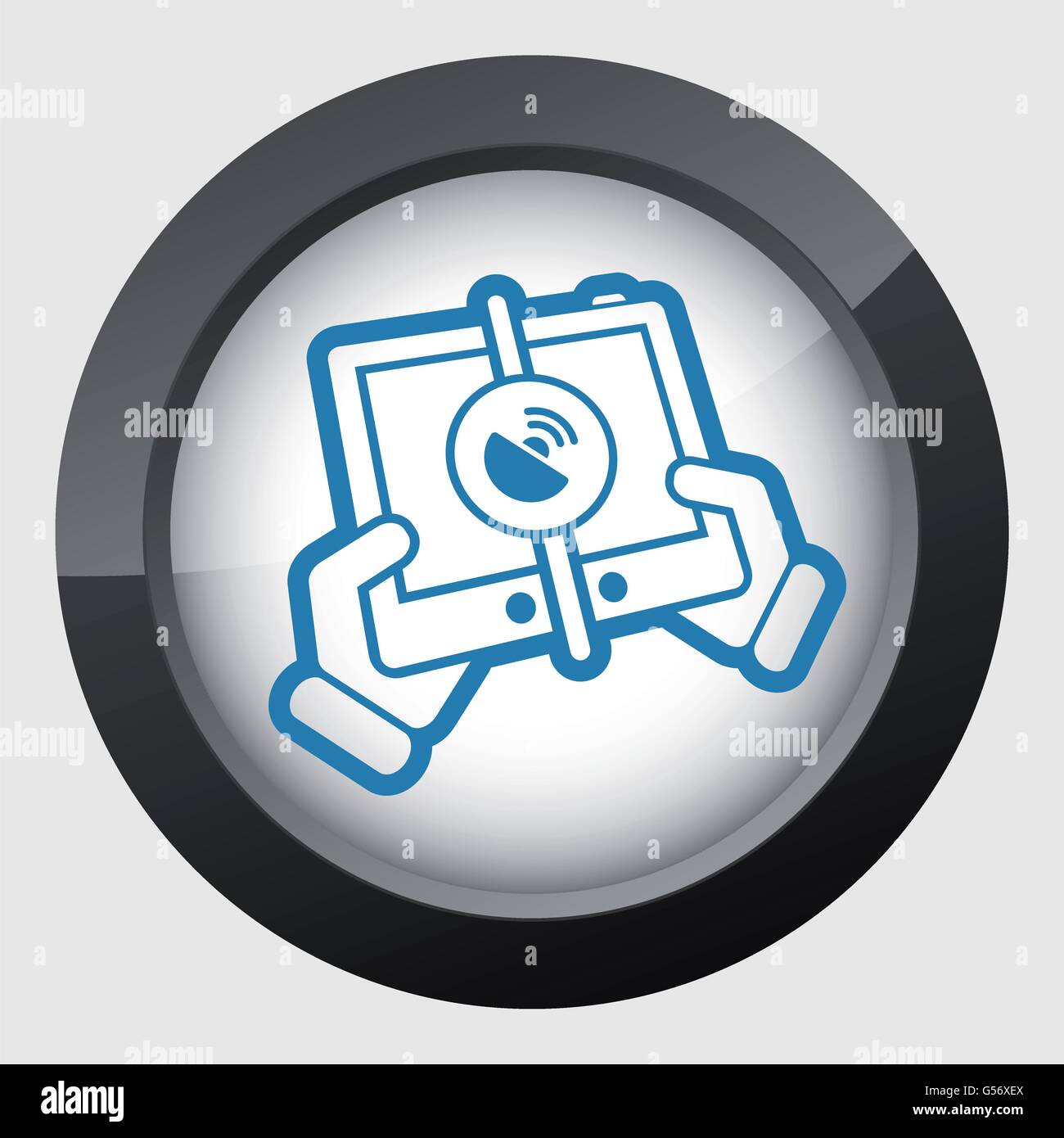 Mobile connection icon Stock Vector Image & Art - Alamy