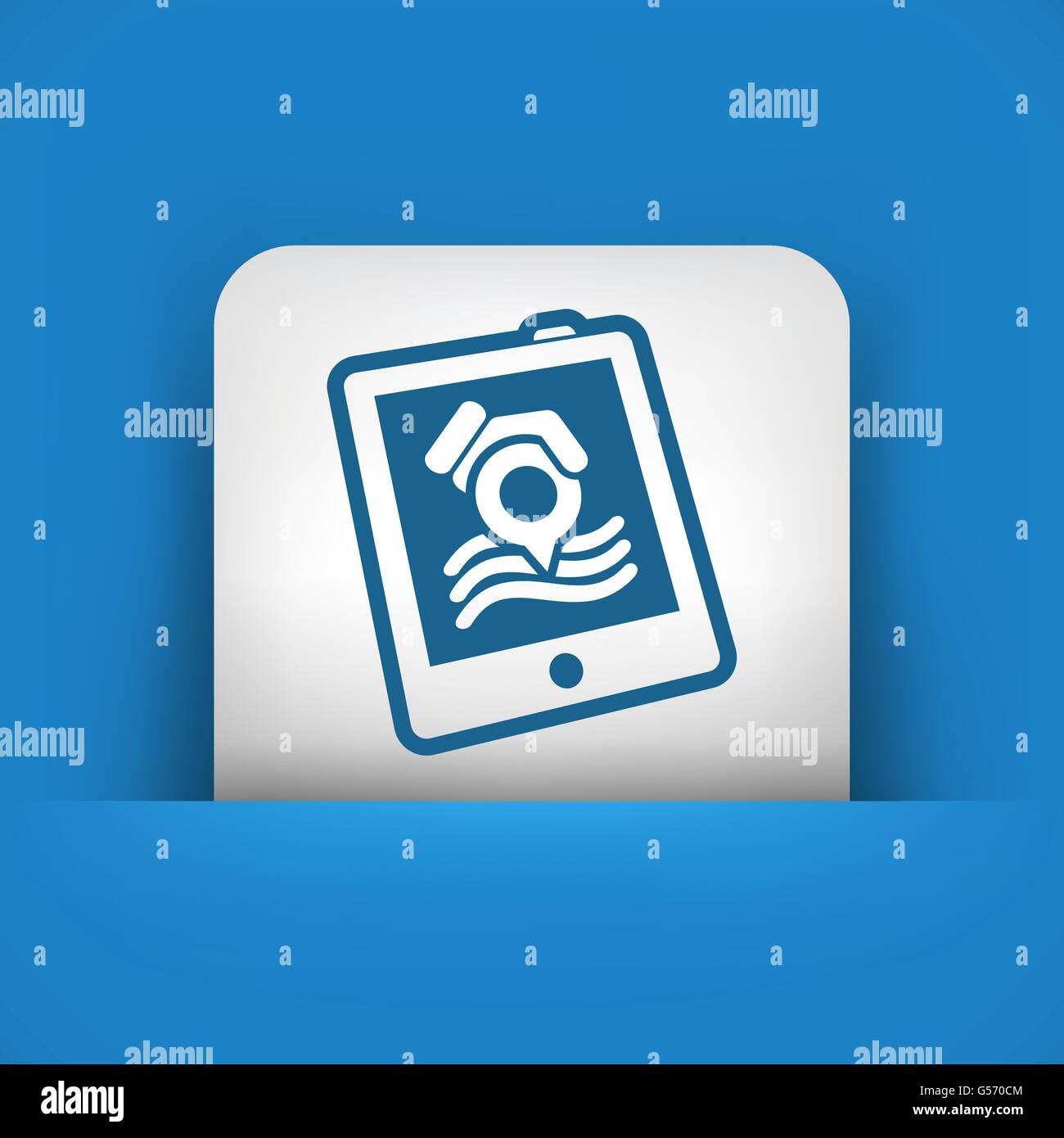 Sea map pointer Stock Vector Image & Art - Alamy