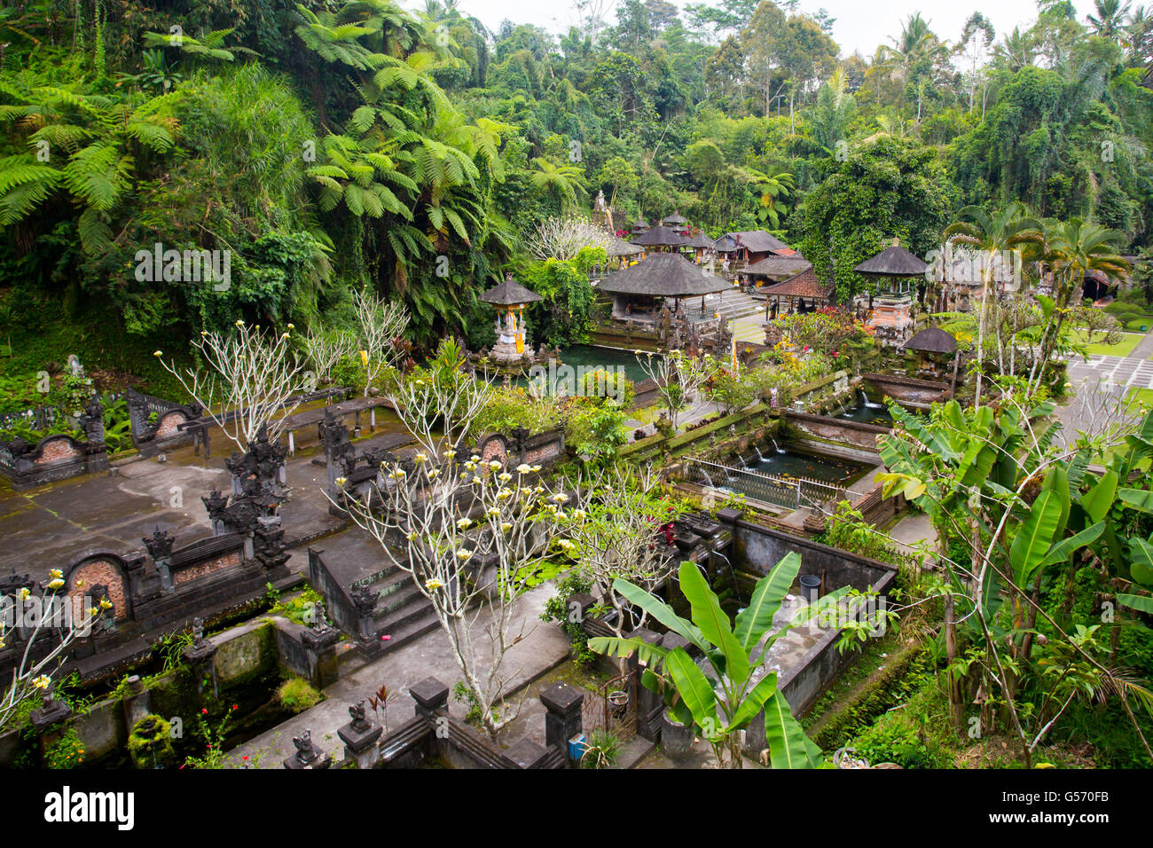 The famous Gunung Kawi Temple in Sebatu, Tegallalang, Bali, Indonesia Stock Photo