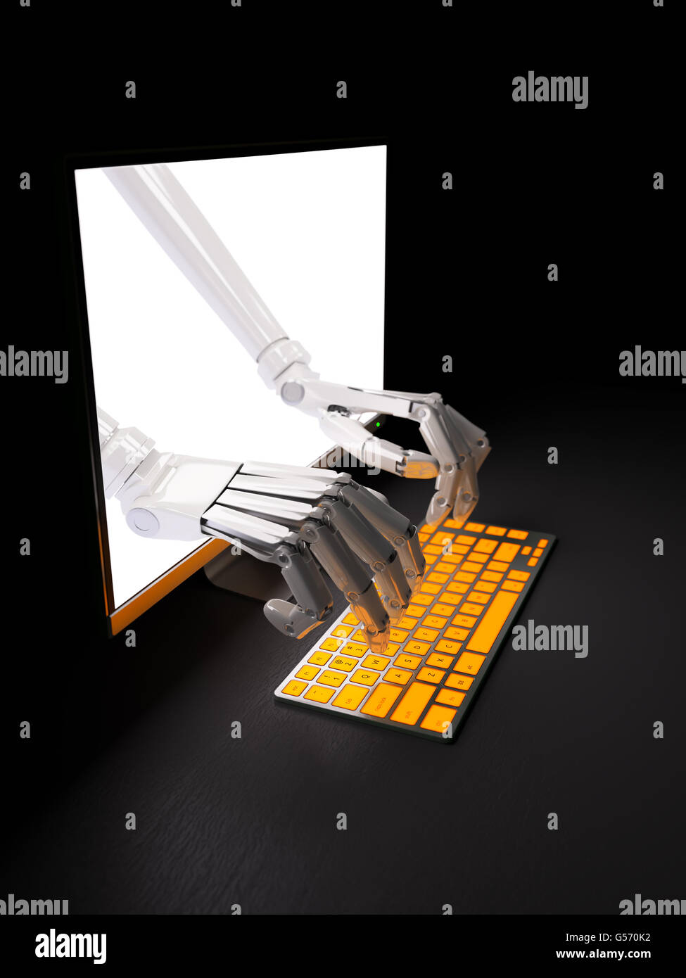 Remote control over hack concept 3d illustration Stock Photo Alamy