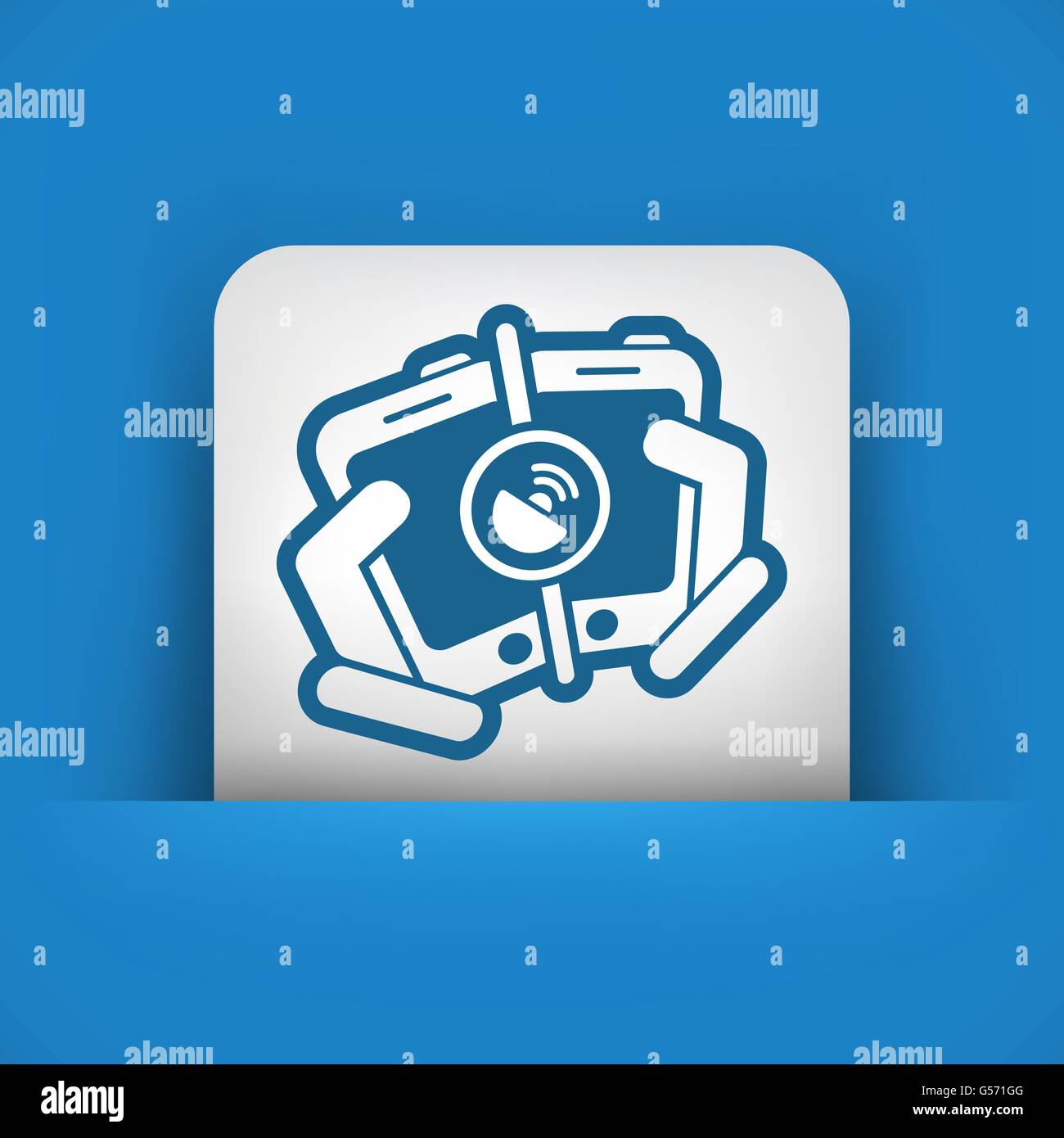 Mobile connection icon Stock Vector Image & Art - Alamy