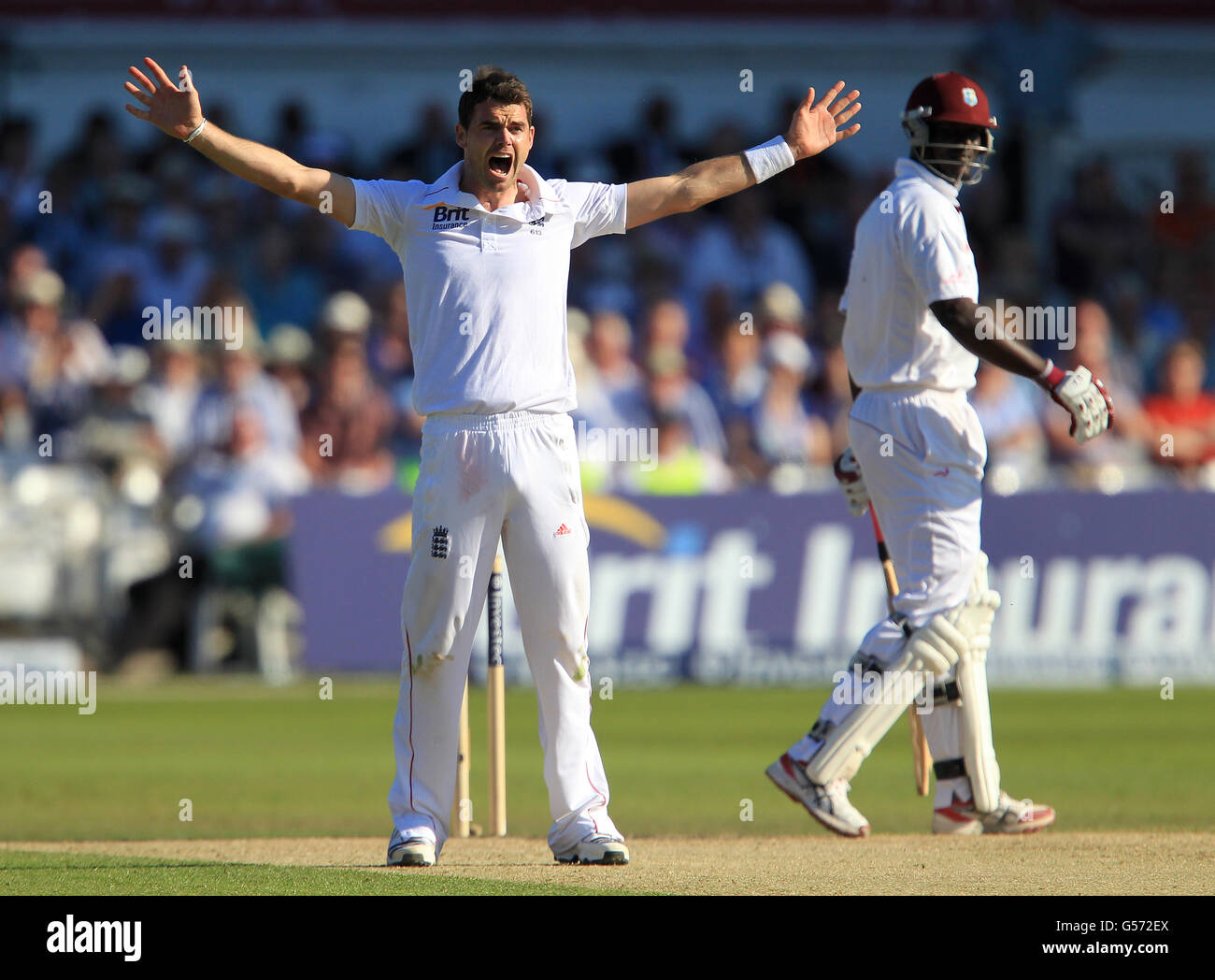 Cricket - 2012 Investec Test Series - Second Test - England v West Indies - Day One - Trent Bridge Stock Photo