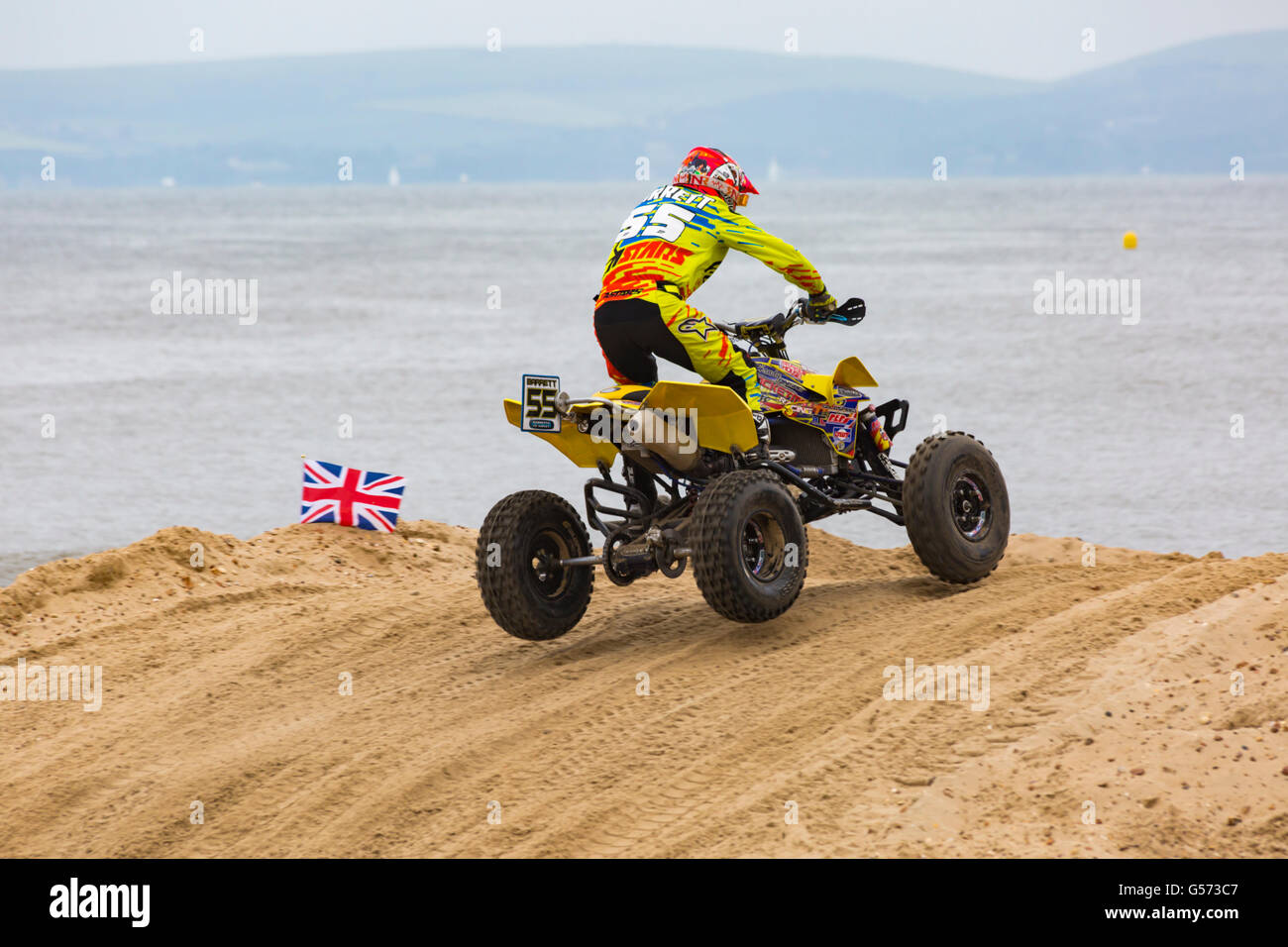 Quad bike beach hires stock photography and images Alamy