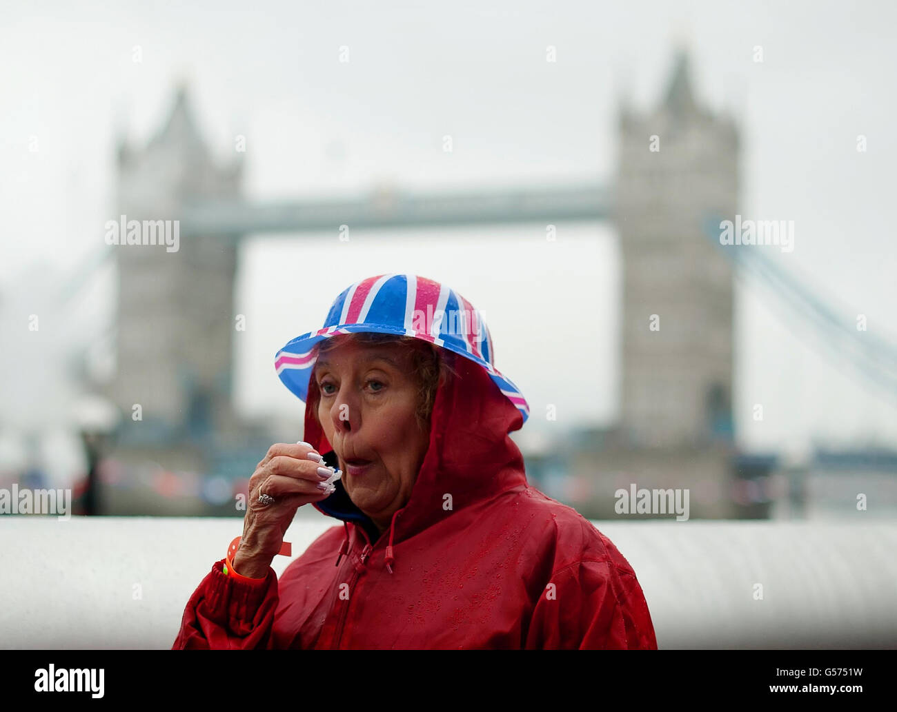 Diamond Jubilee celebrations Thames Pageant Stock Photo Alamy