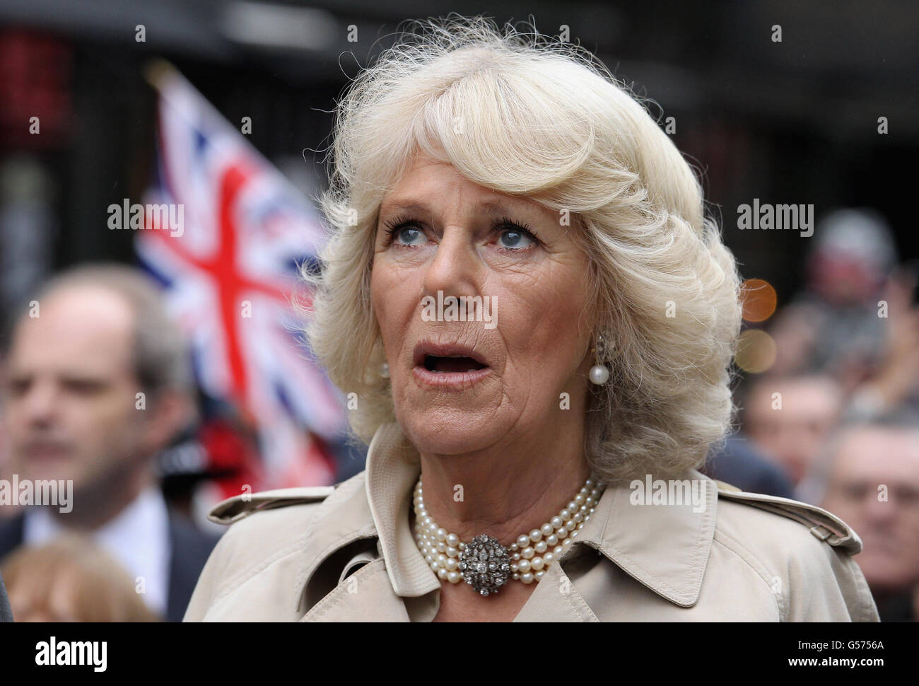 The Duchess of Cornwall attends the 'Big Jubilee Lunch' in Piccadilly