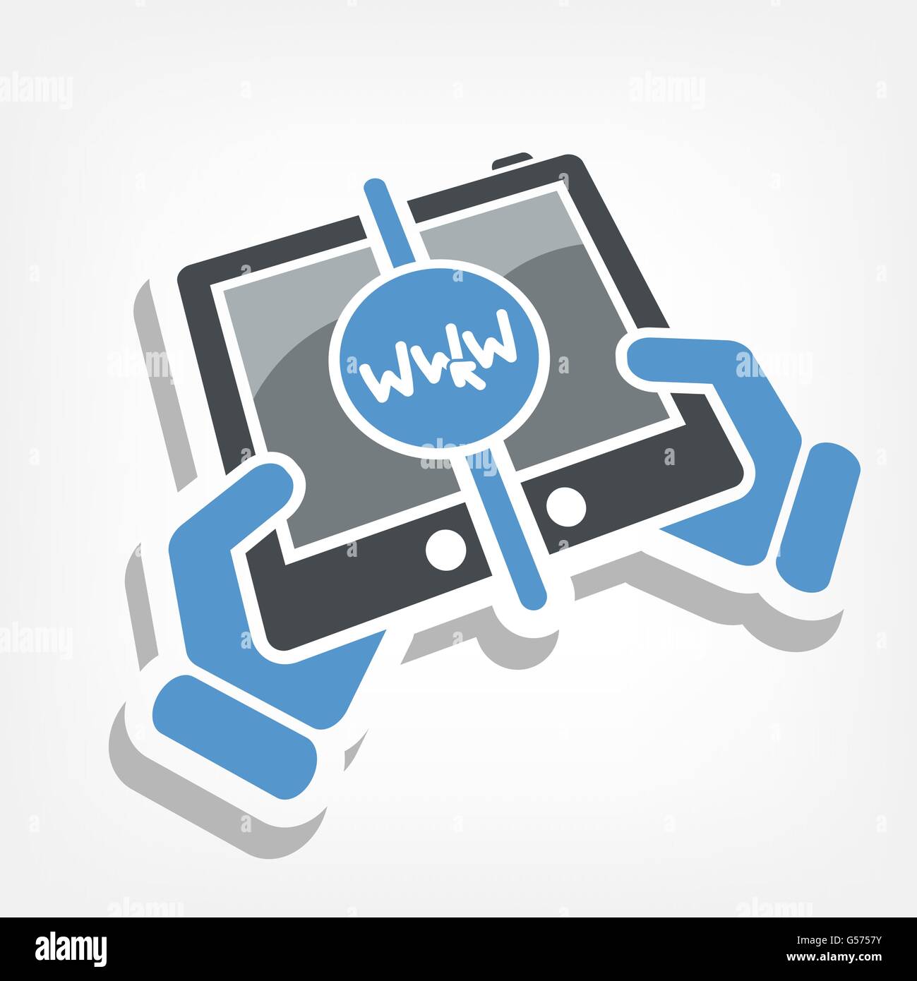 Web Connection Pictured Web connection sharing Stock Vector Image & Art - Alamy