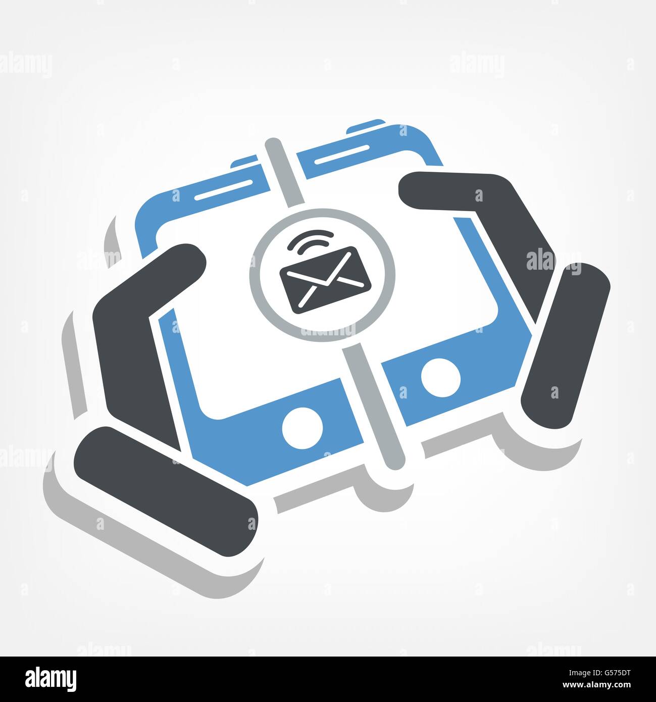 Mail sending icon Stock Vector Image & Art - Alamy