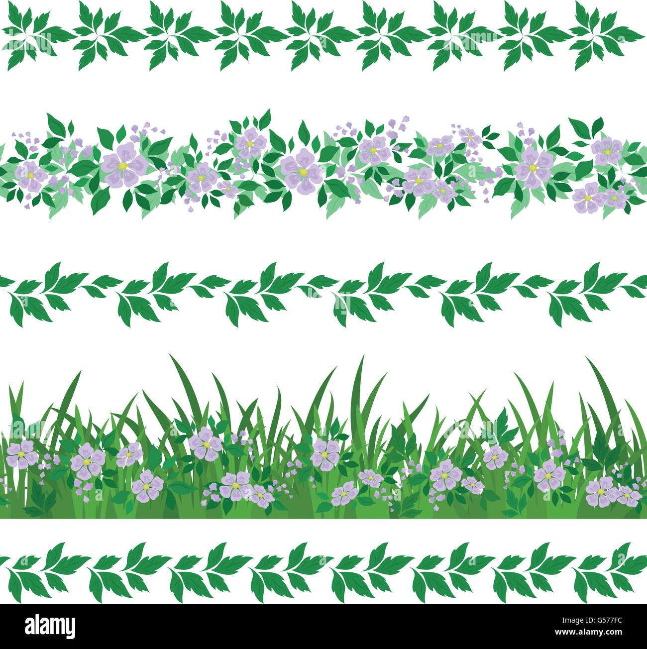 Seamless Flower Background Stock Vector Image & Art - Alamy