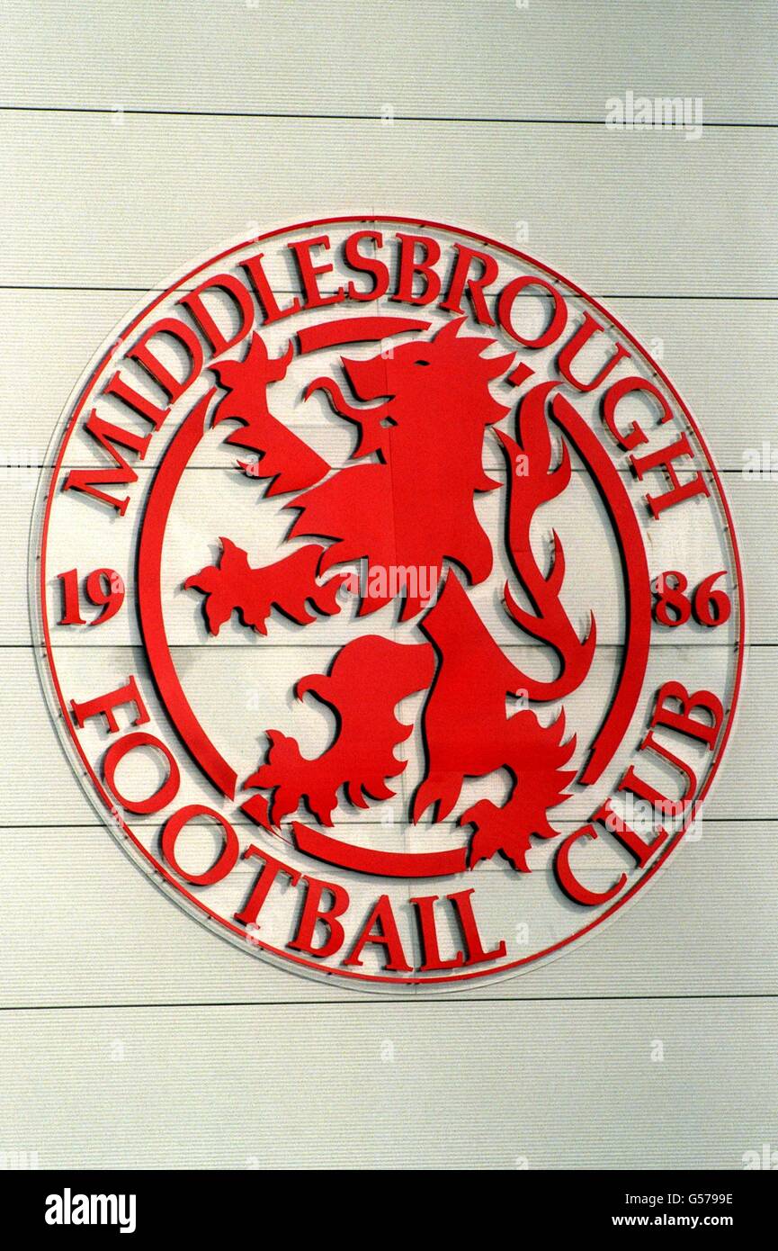 Middlesbrough badge hires stock photography and images Alamy
