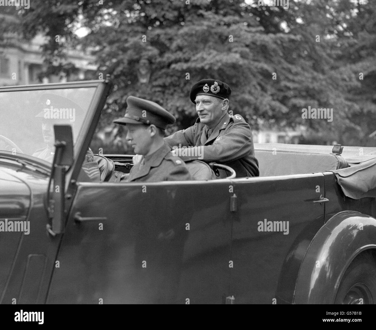 Military - Field Marshal Viscount Montgomery - Regent's Park Stock ...